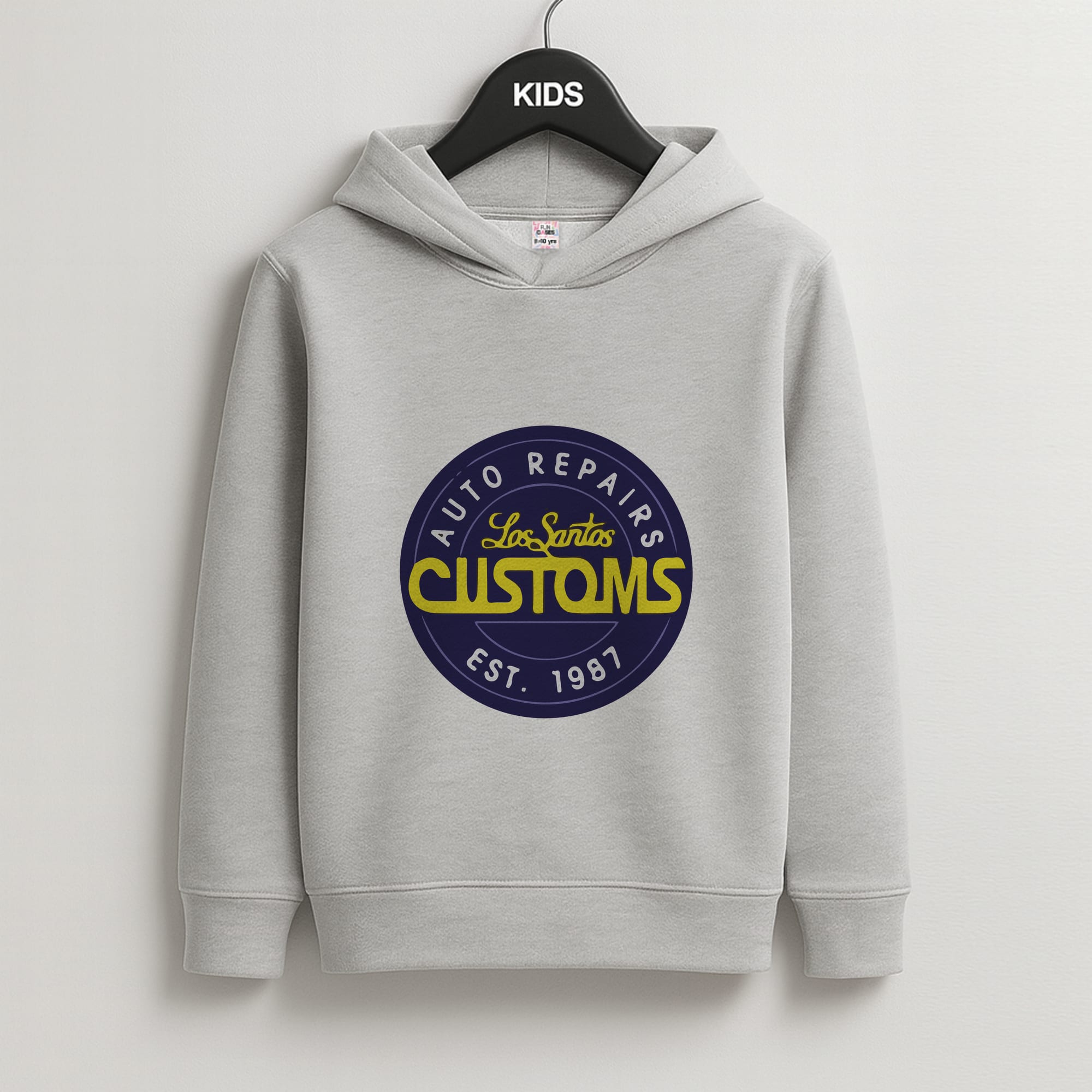Los Santos Customs - Video Game Kids Grey Hoodie