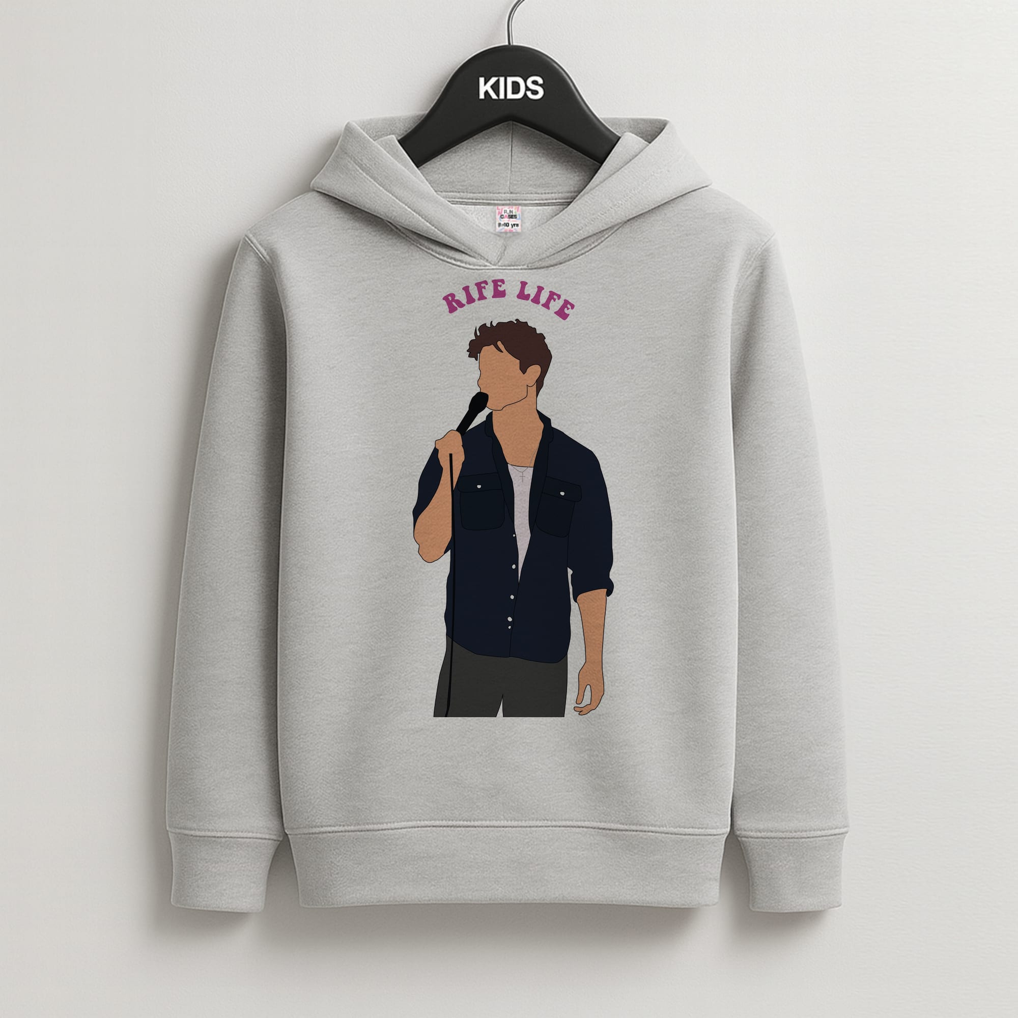 Rife Life Kids Grey Hoodie