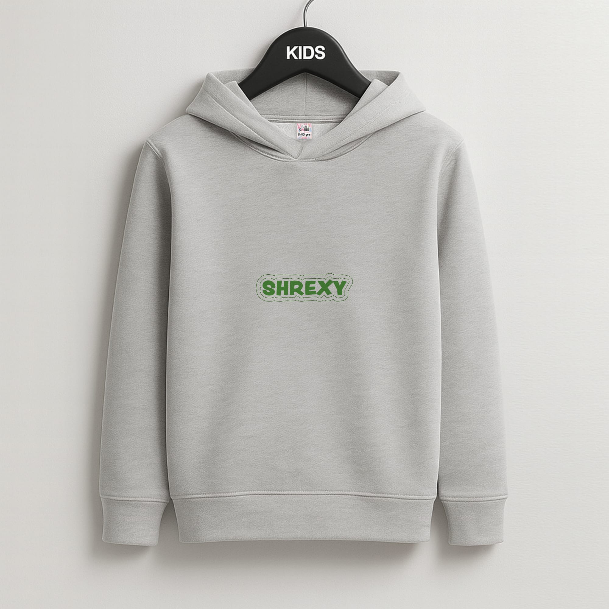 Shrexy Kids Grey Hoodie