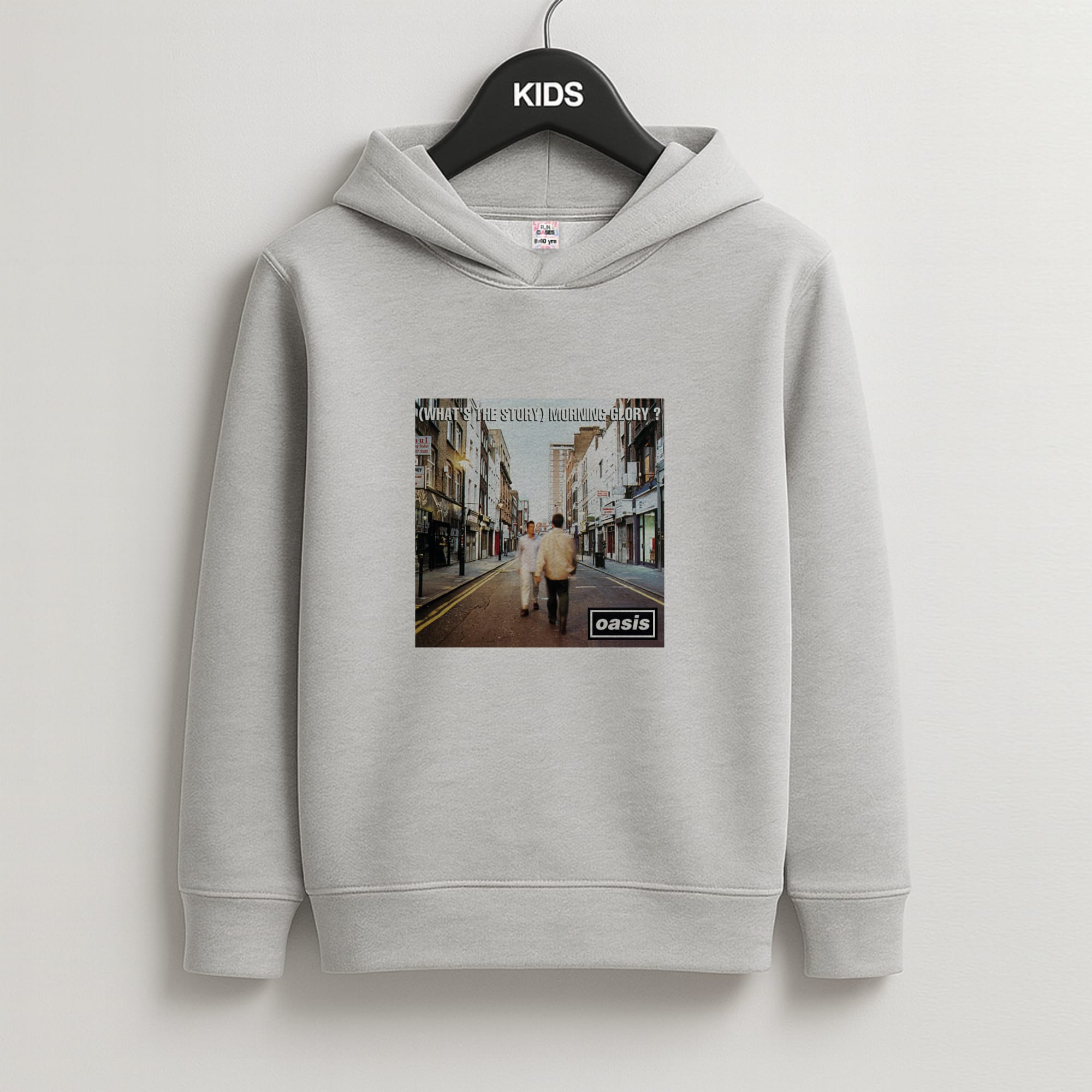What's The Story Kids Grey Hoodie