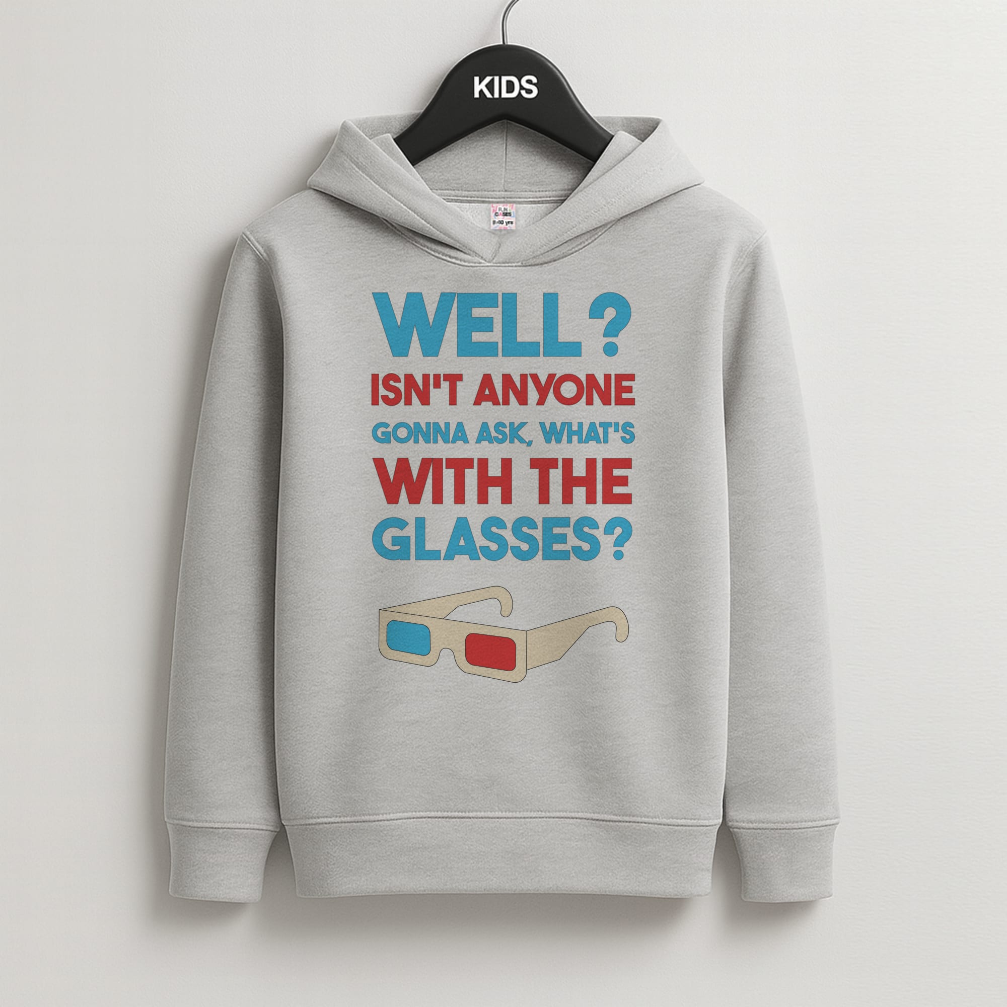 Well? Kids Grey Hoodie