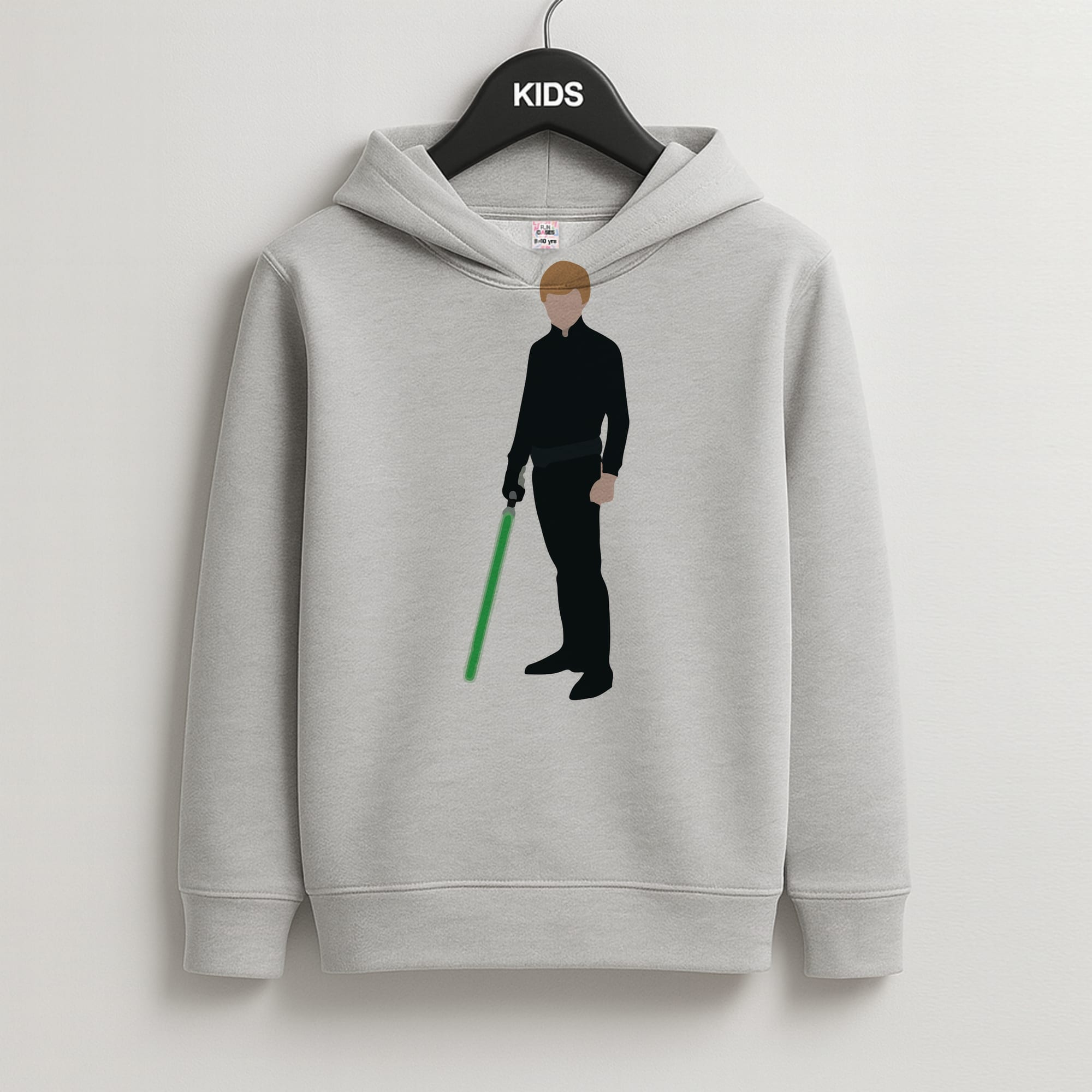 Skywalker Green Lightsaber Kids Hoodie