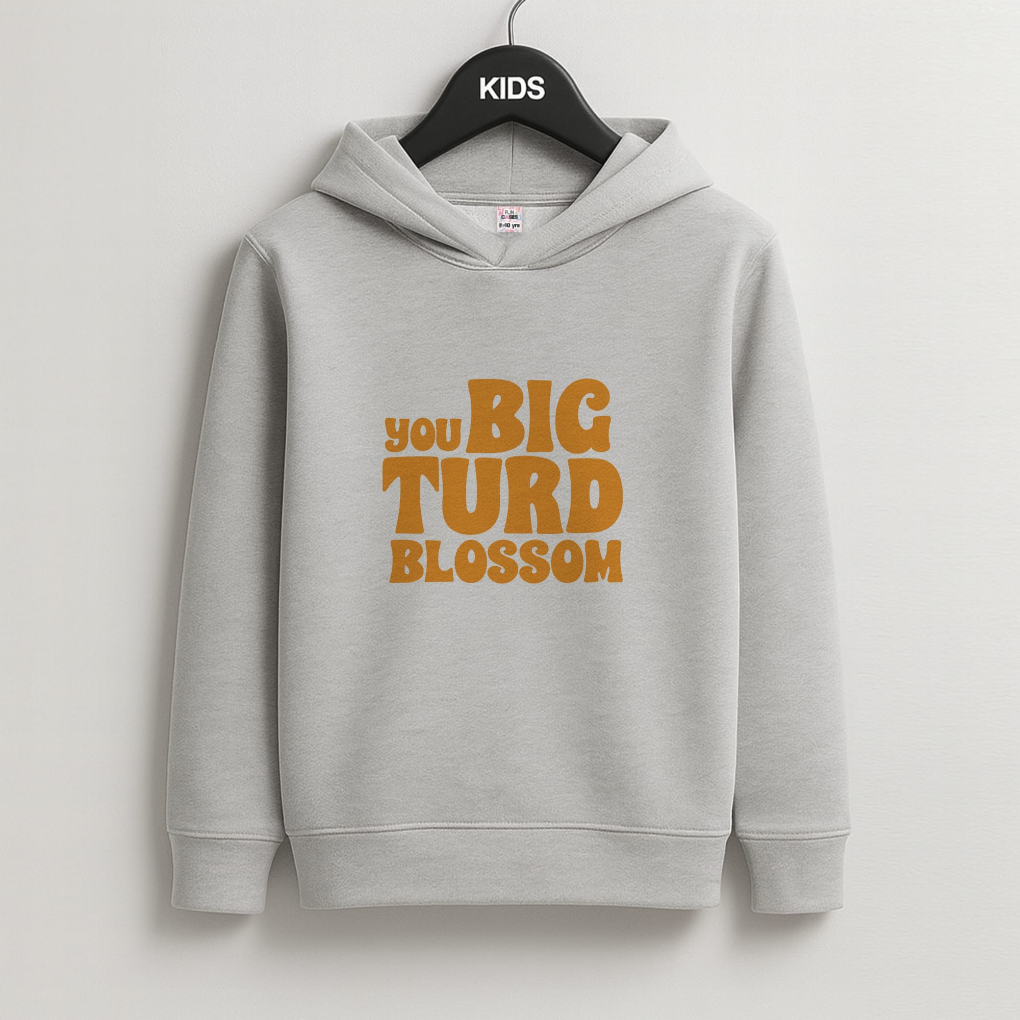 You Big Turd Blossom - GOTG Kids Grey Hoodie