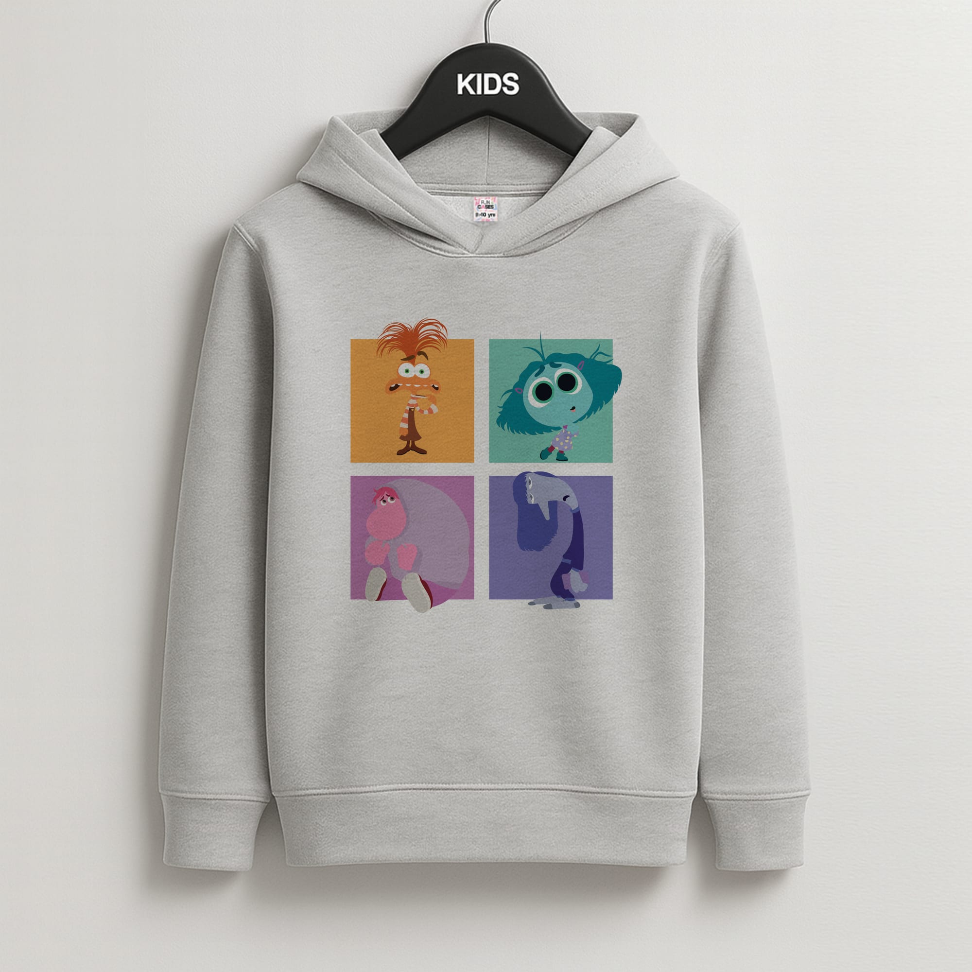 Cast - Inside Out Kids Grey Hoodie