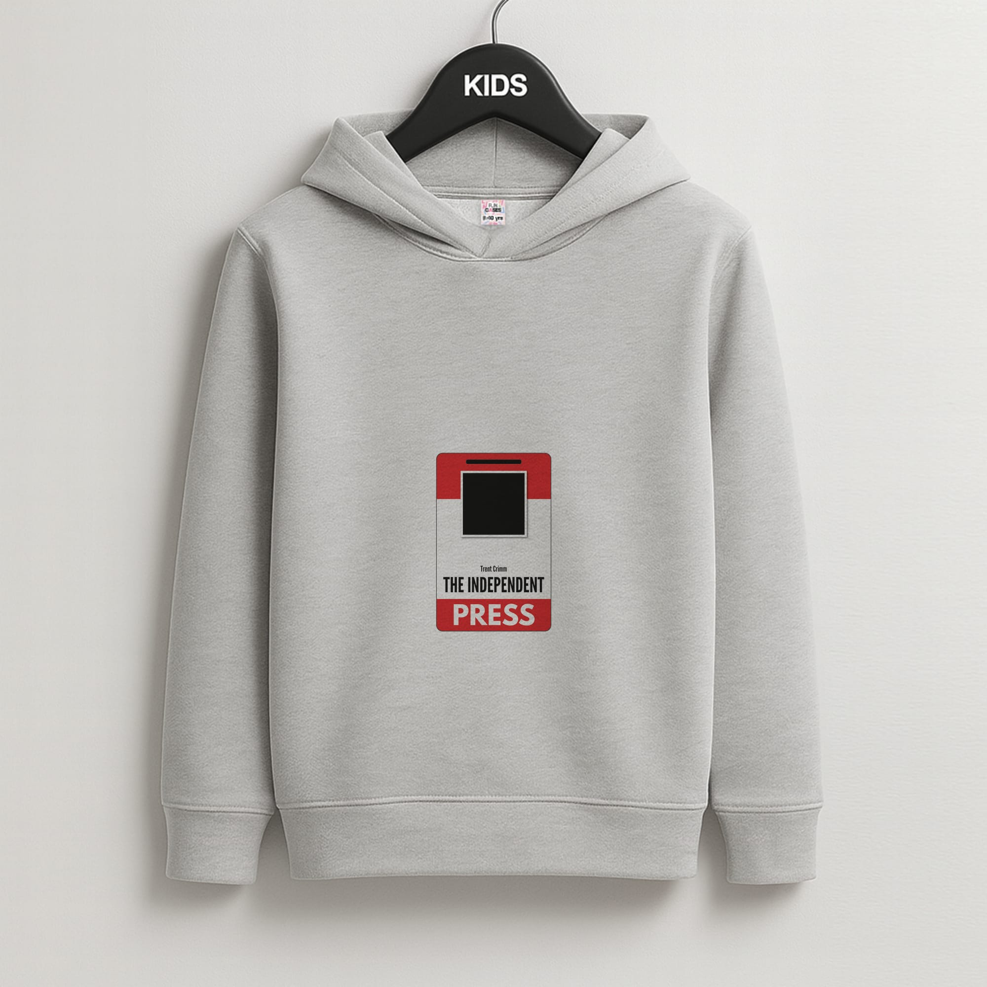The Independent Press Kids Grey Hoodie