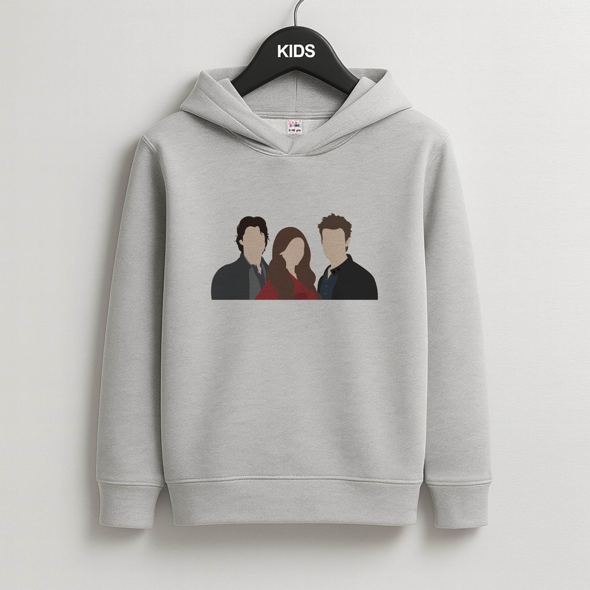 Elena, Damon And Stefan - VD Kids Hoodie