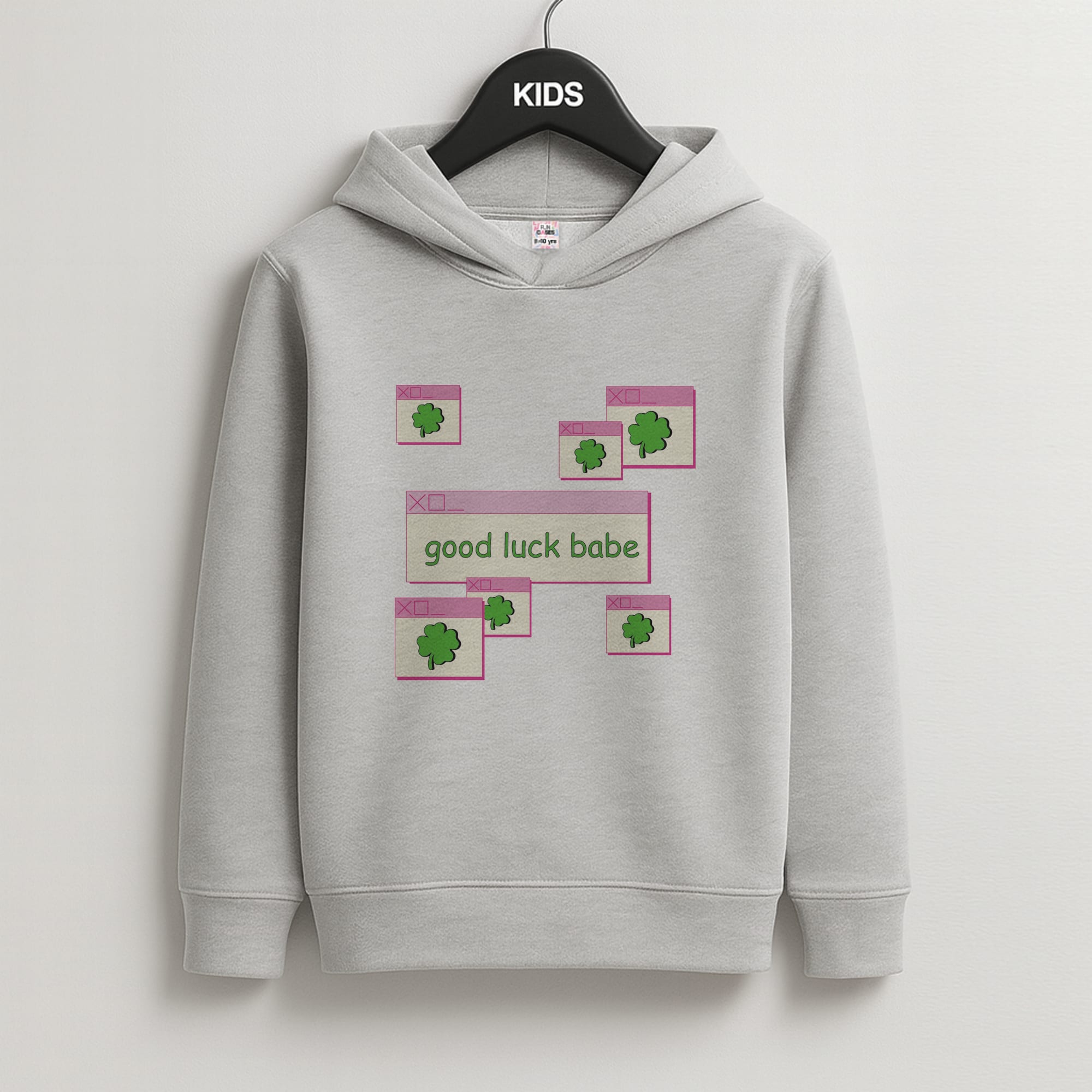 Good Luck Babe - Chappell Kids Grey Hoodie