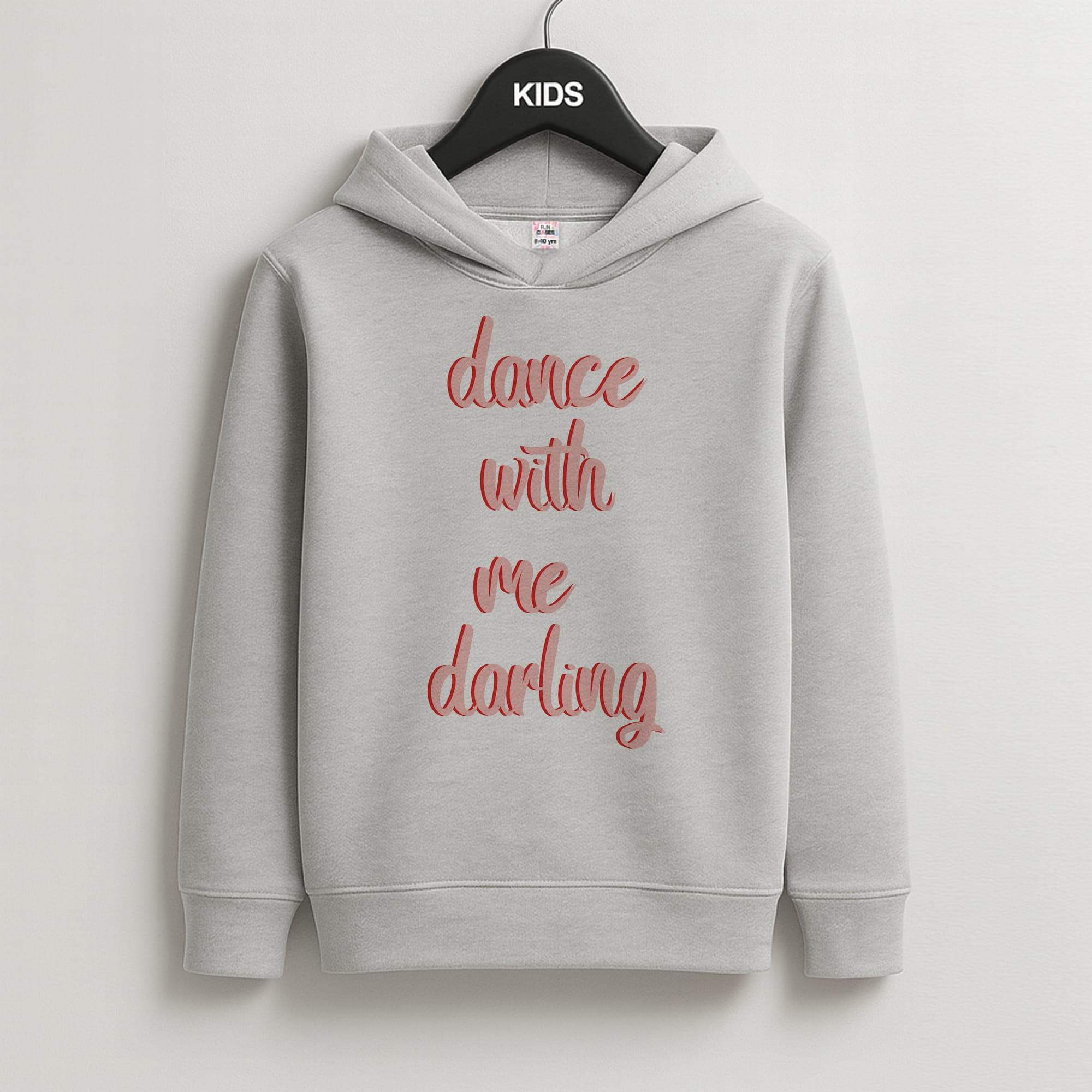 Dance With Me Darling - Fender Kids Grey Hoodie