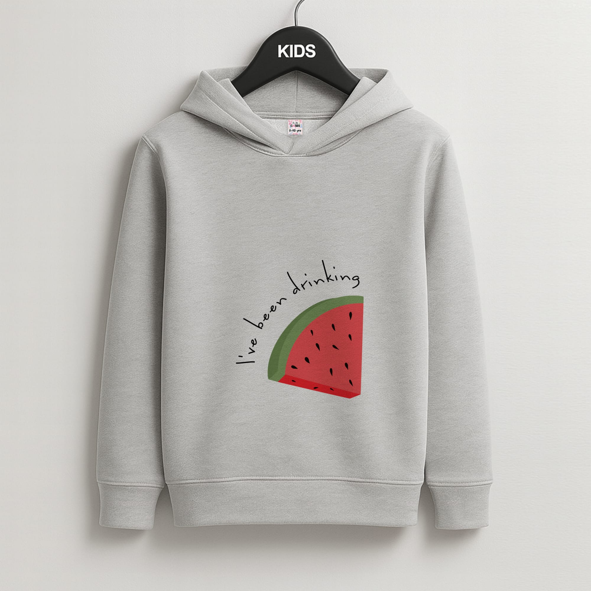 I've Been Drinkin Watermelon - Queen B Kids Grey Hoodie