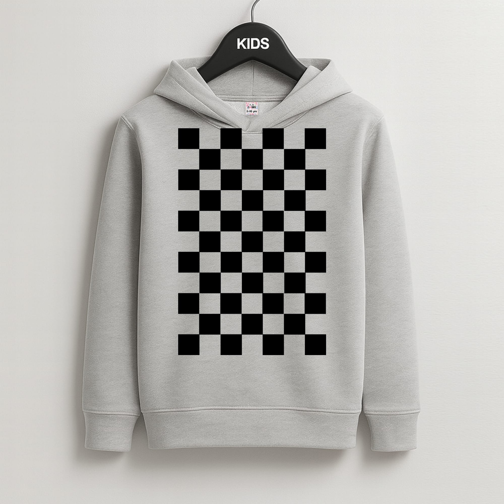 Race Flag - F1 Kids Grey Hoodie