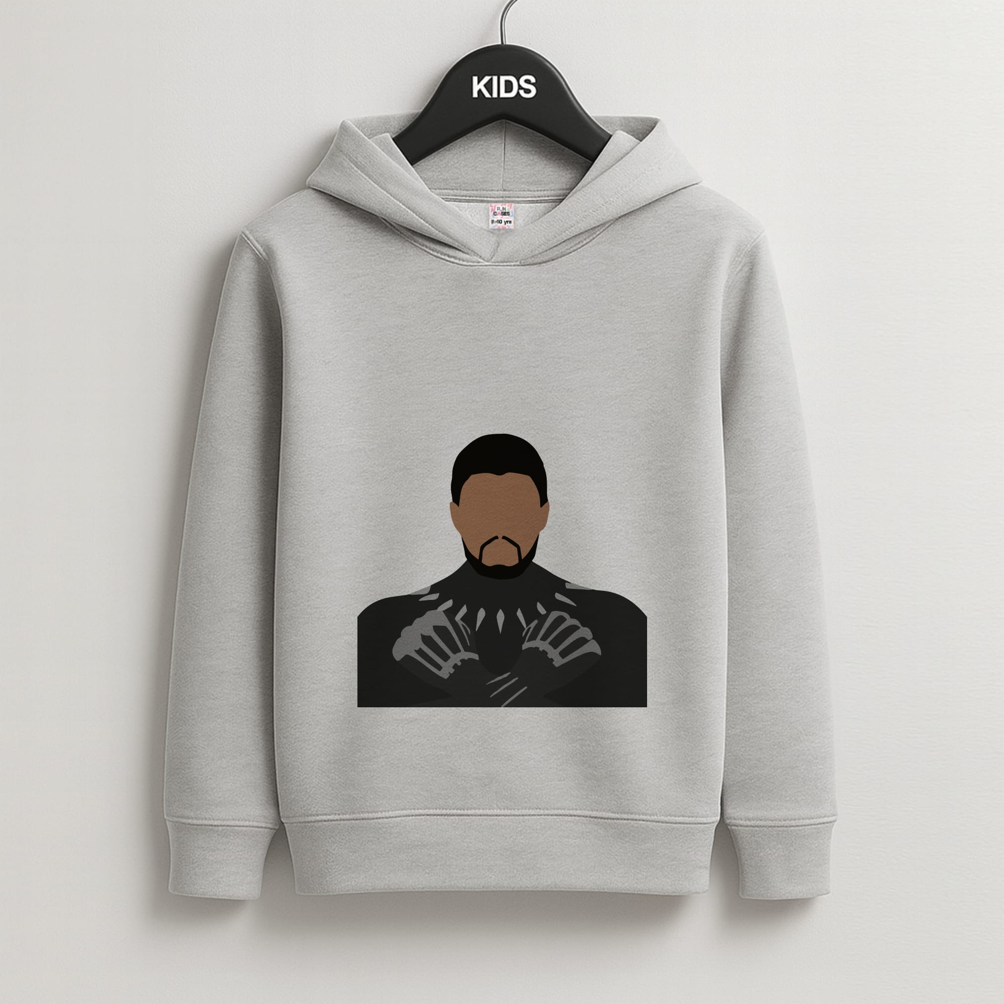 Black Panther Kids Grey Hoodie