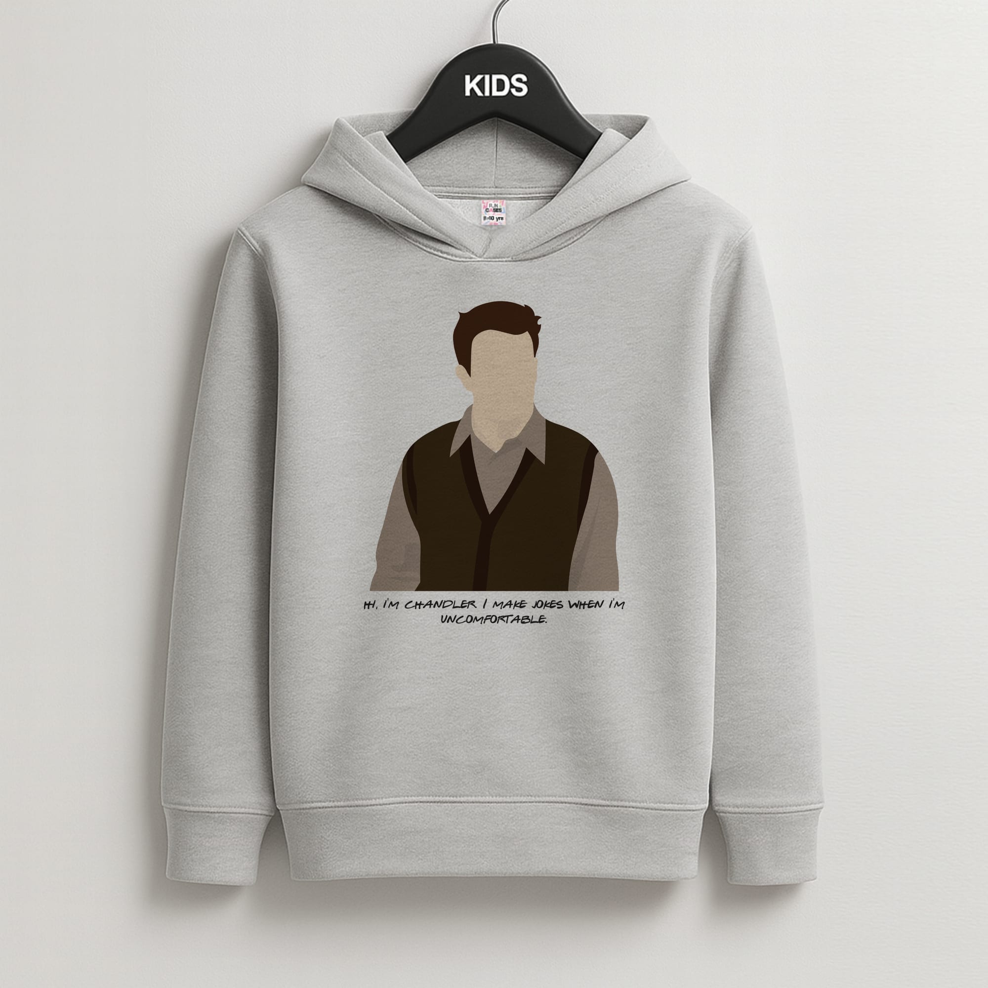 Hi, I'm Chandler Kids Grey Hoodie
