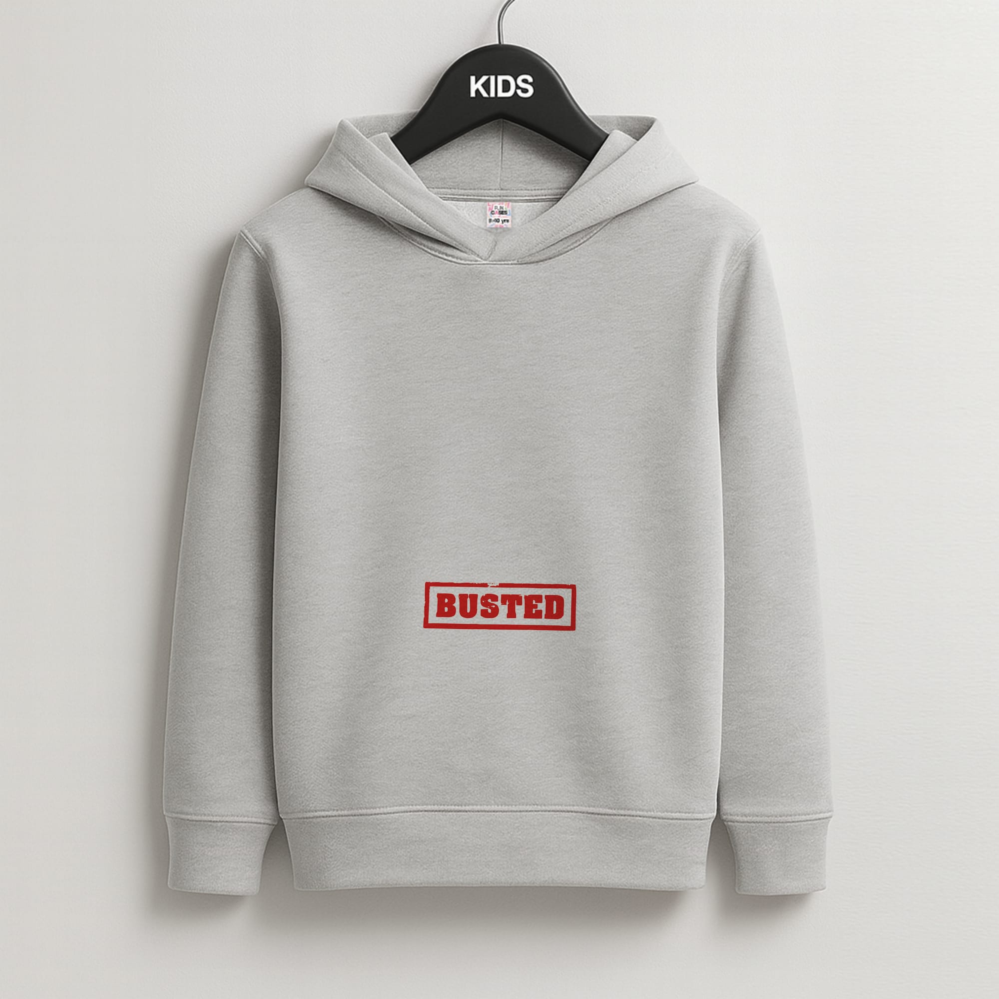 Band Logo - Bust Band Kids Grey Hoodie