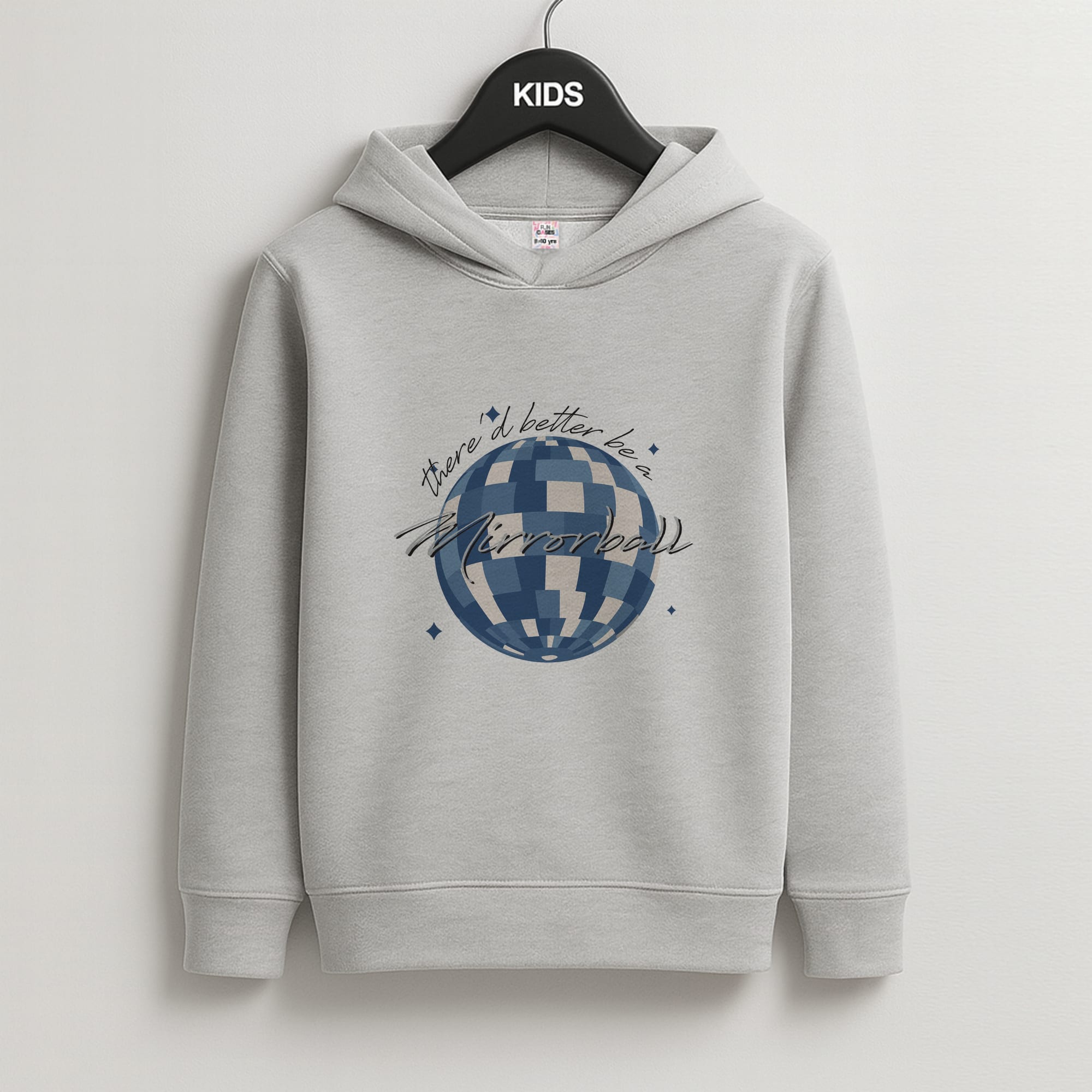 Mirrorball Kids Grey Hoodie
