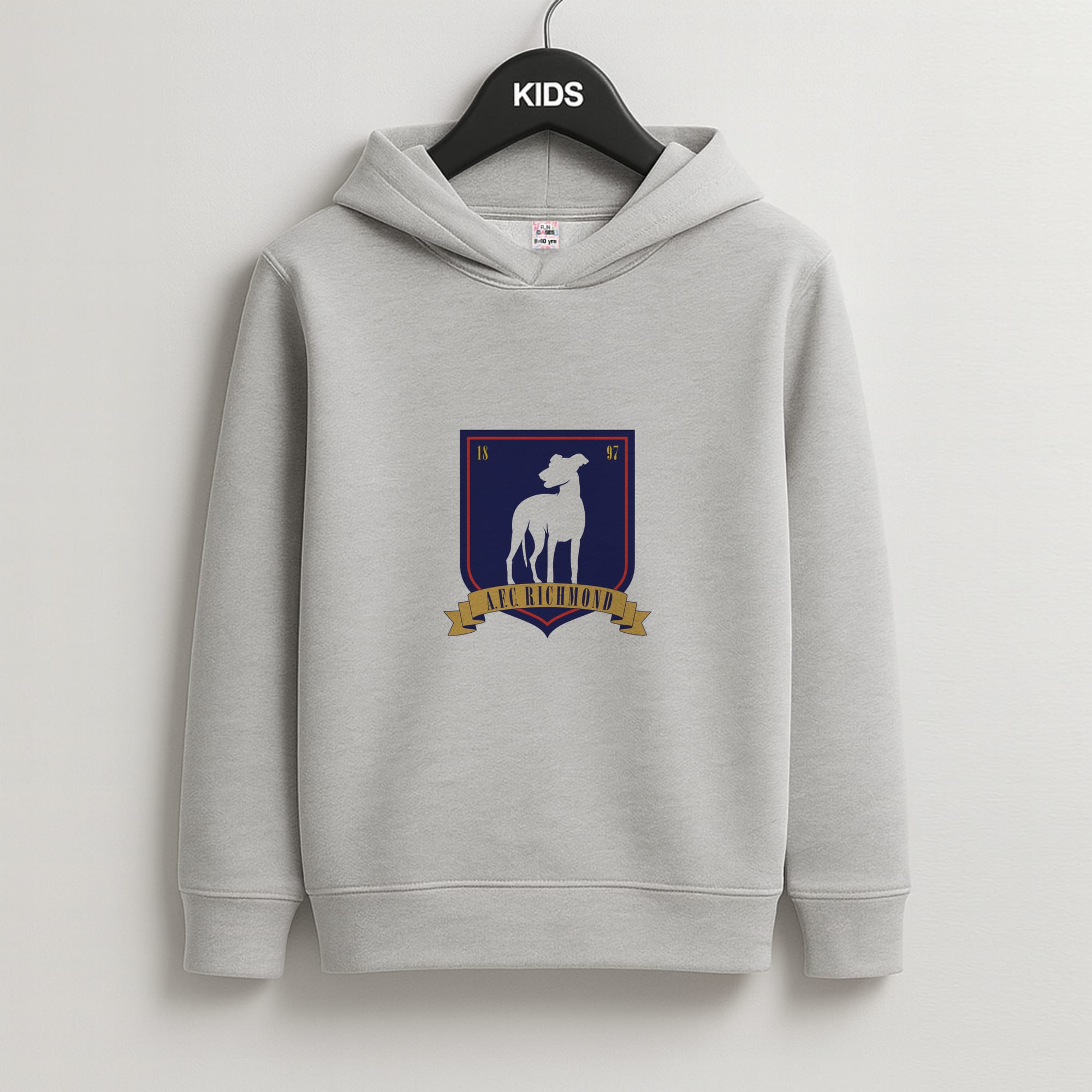 A.F.C Richmond Kids Grey Hoodie