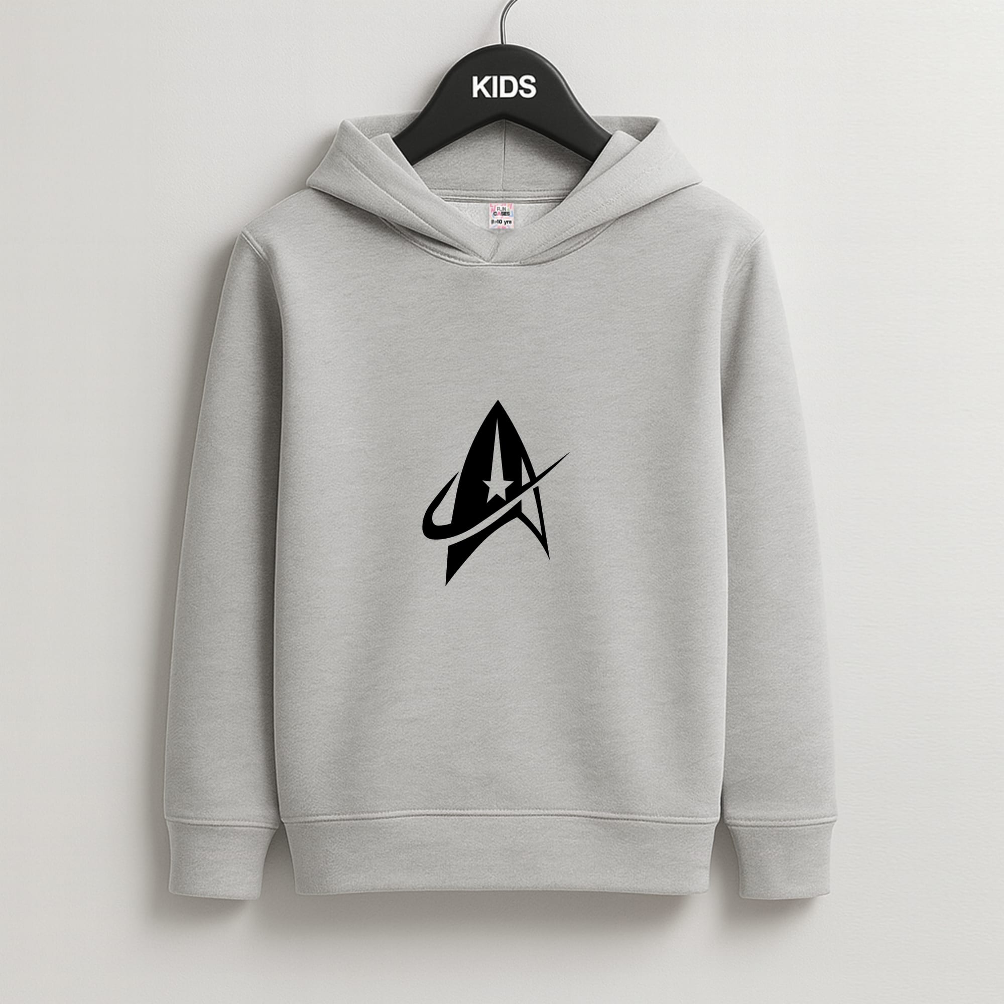 Logo Kids Grey Hoodie