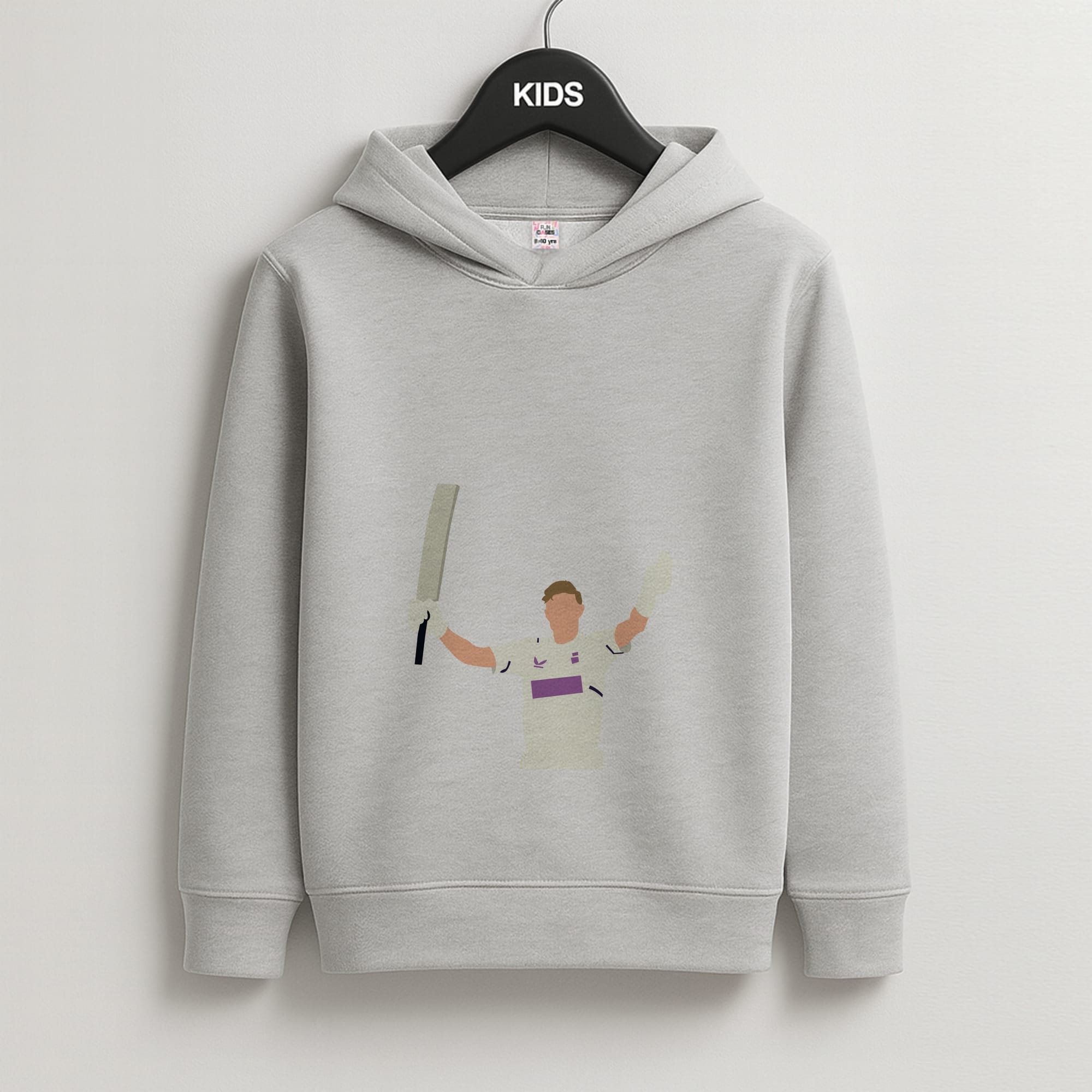 Root - Cricket Kids Grey Hoodie