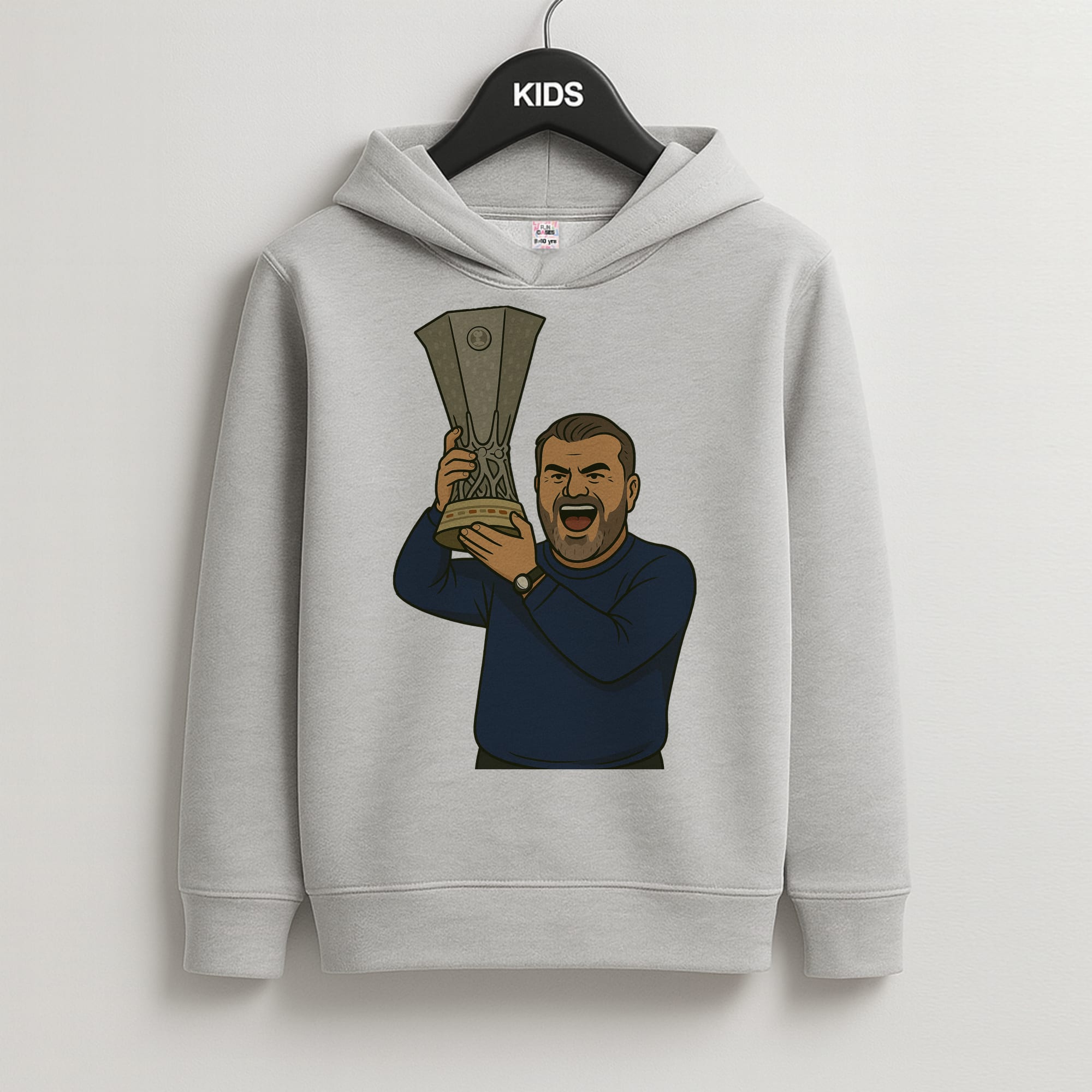 Ange's Trophy Lift Kids Grey Hoodie