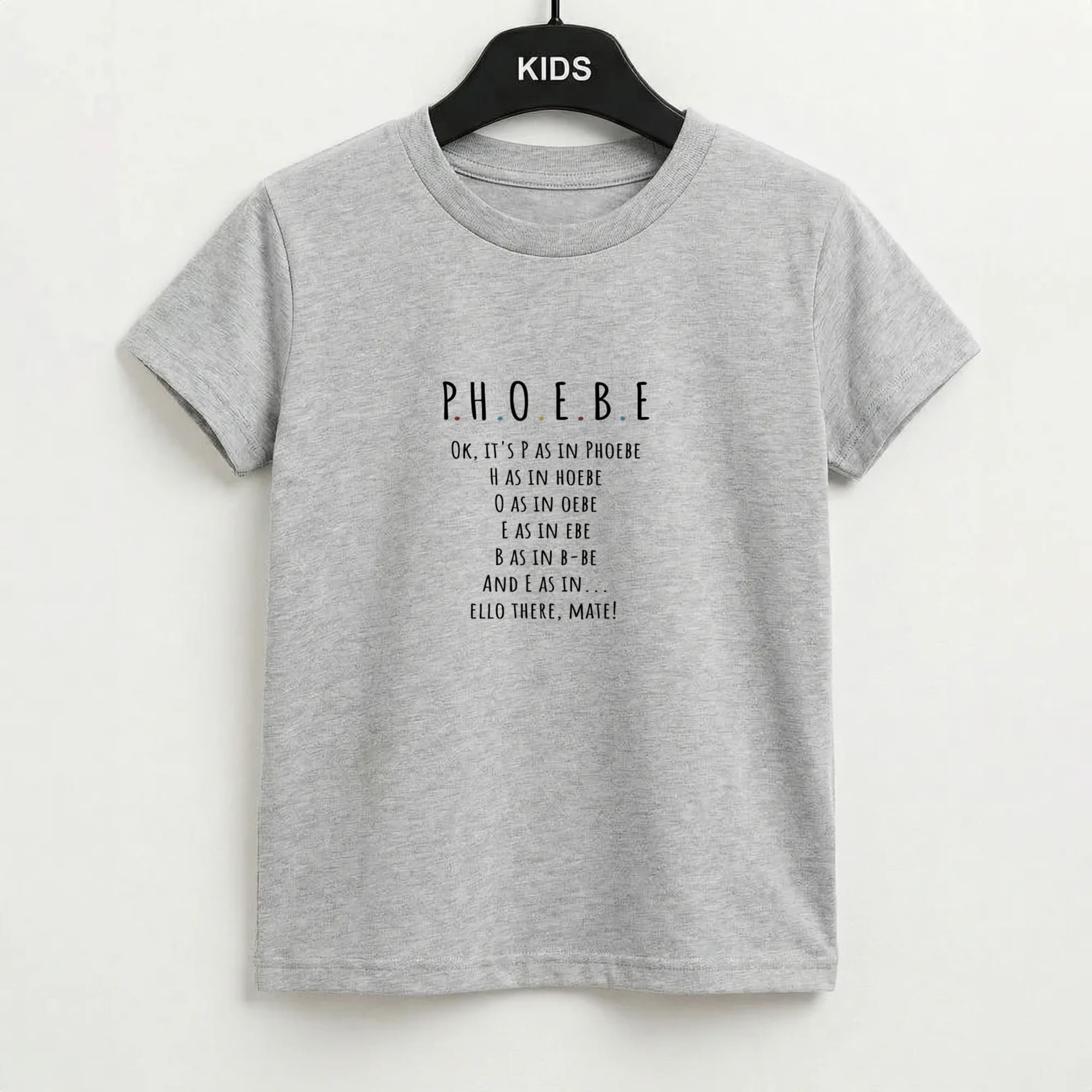 Spelling Phoebe Kids T-Shirt