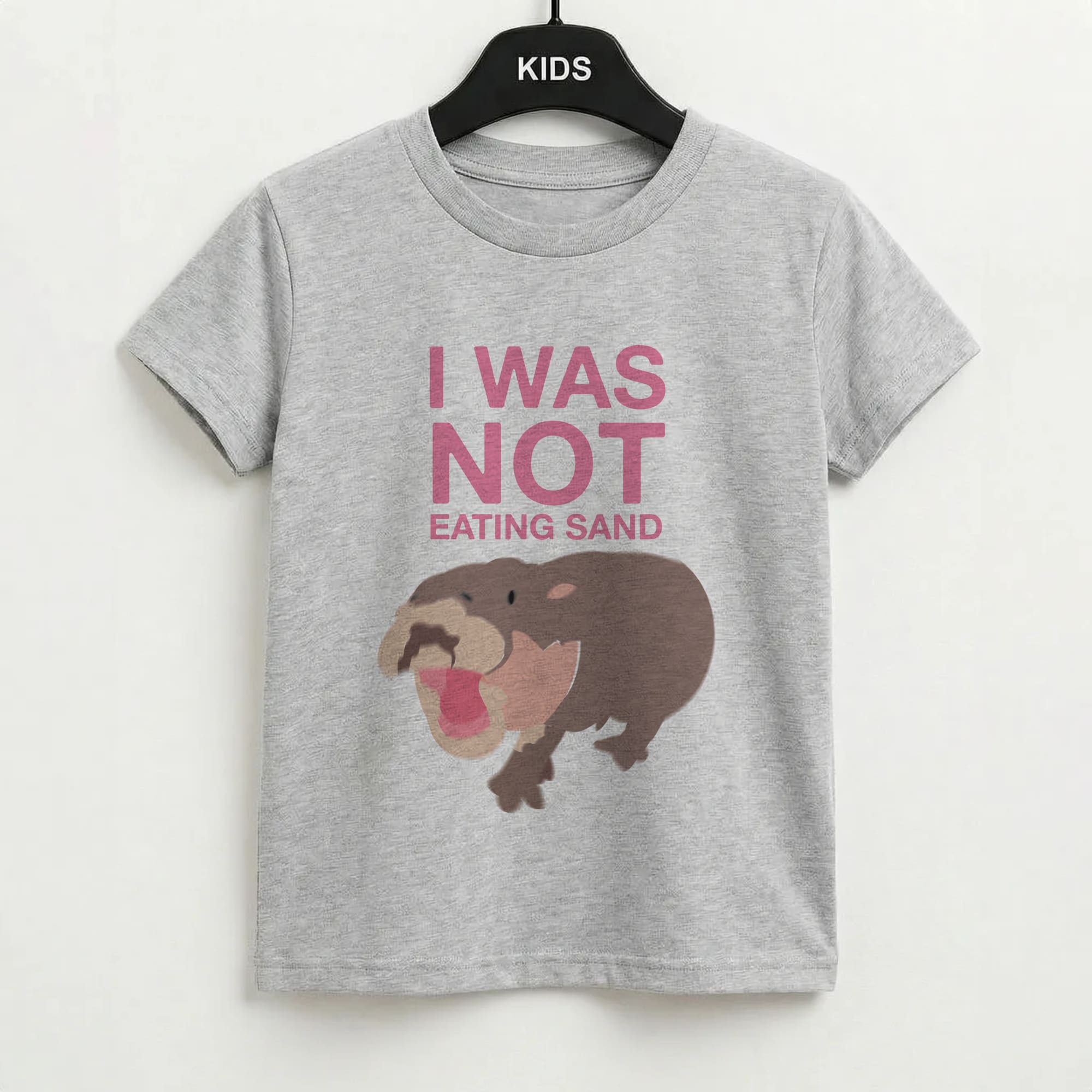 I Was Not Eating Sand Kids T-Shirt