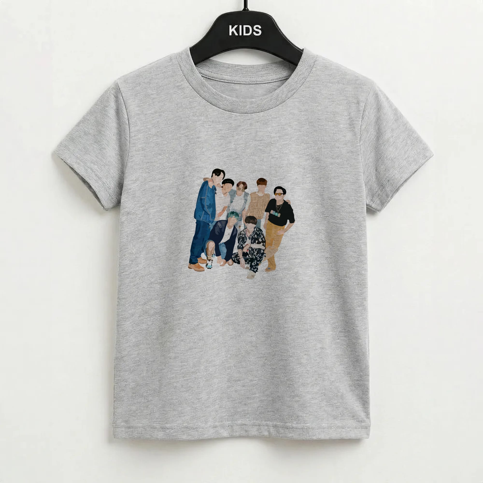 Casual K-Pop Band Band Kids T-Shirt