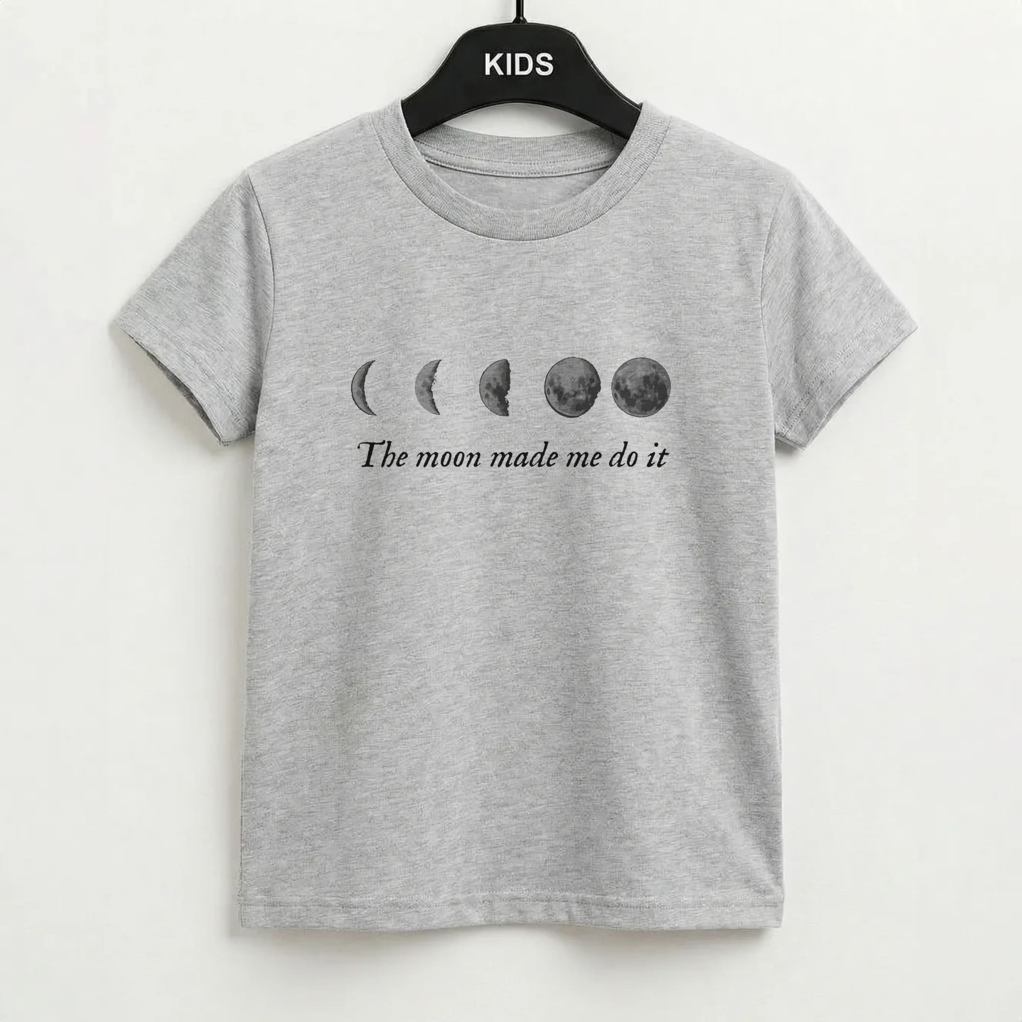 The Moon Made Me Do It Kids T-Shirt