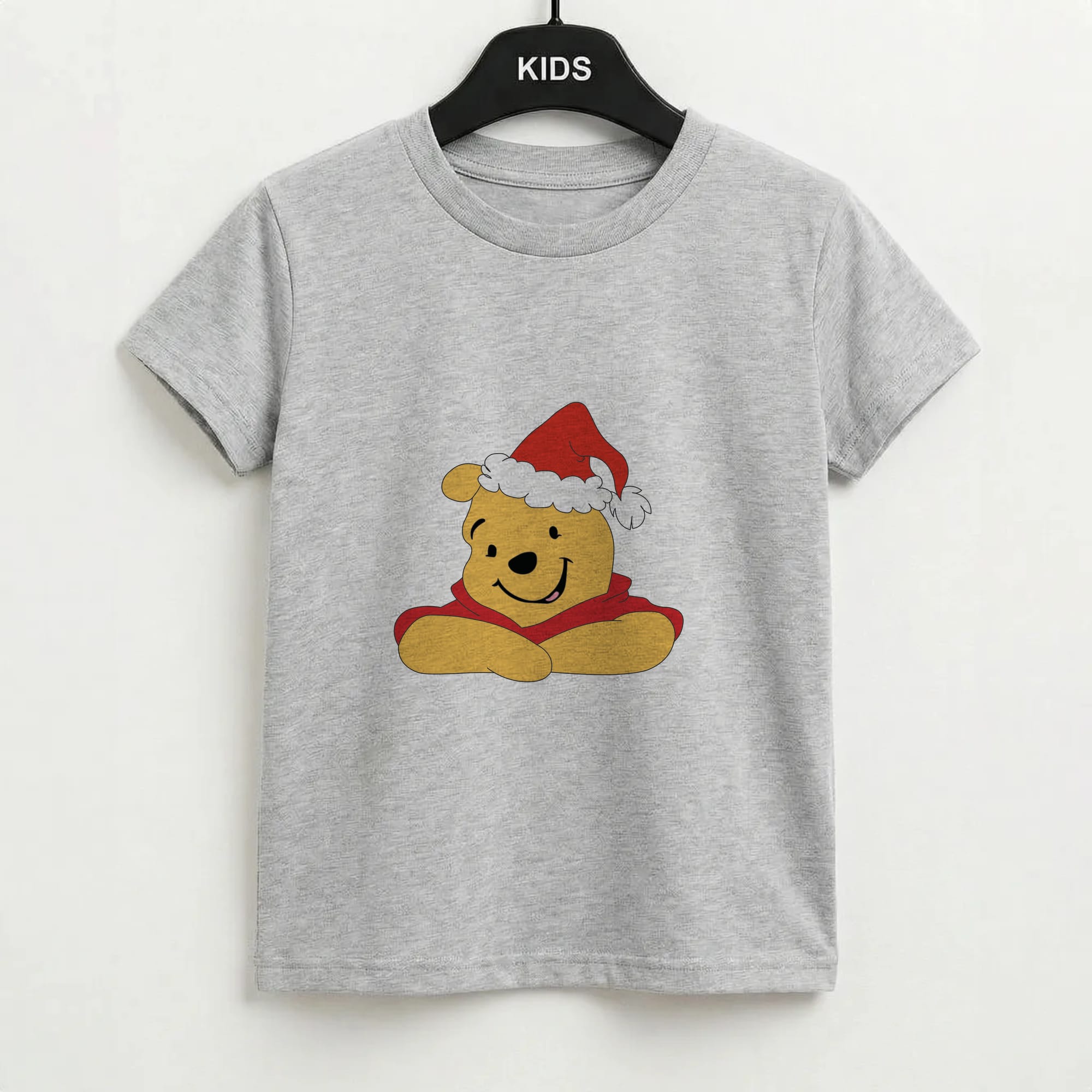 Winnie Pattern Christmas Kids T-Shirt