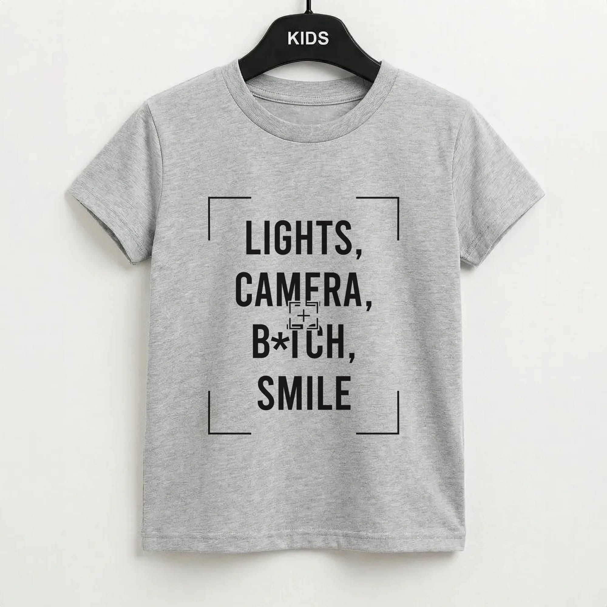 Lights, Camera, B*tch, Smile Kids T-Shirt