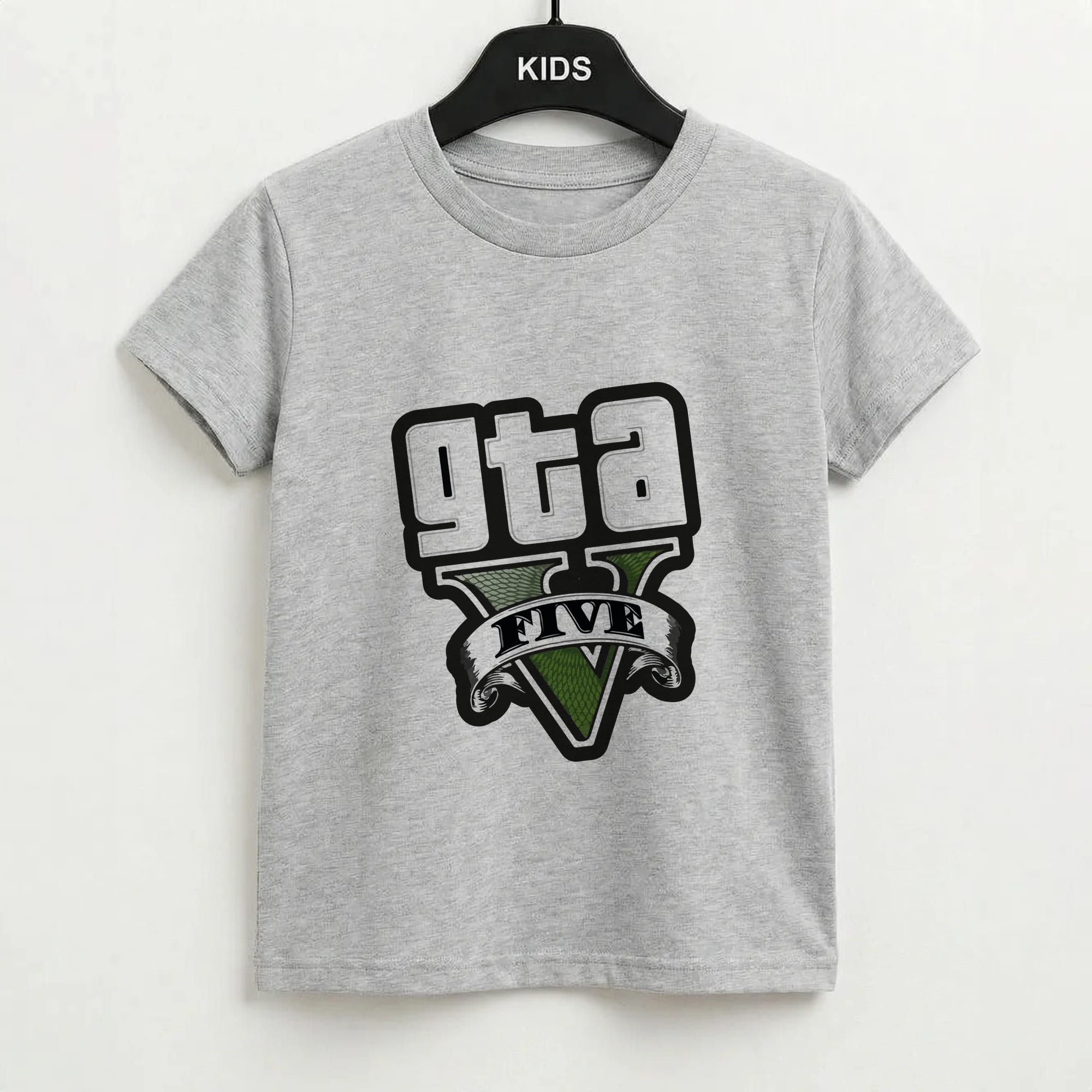 Green Five - Video Game Kids T-Shirt