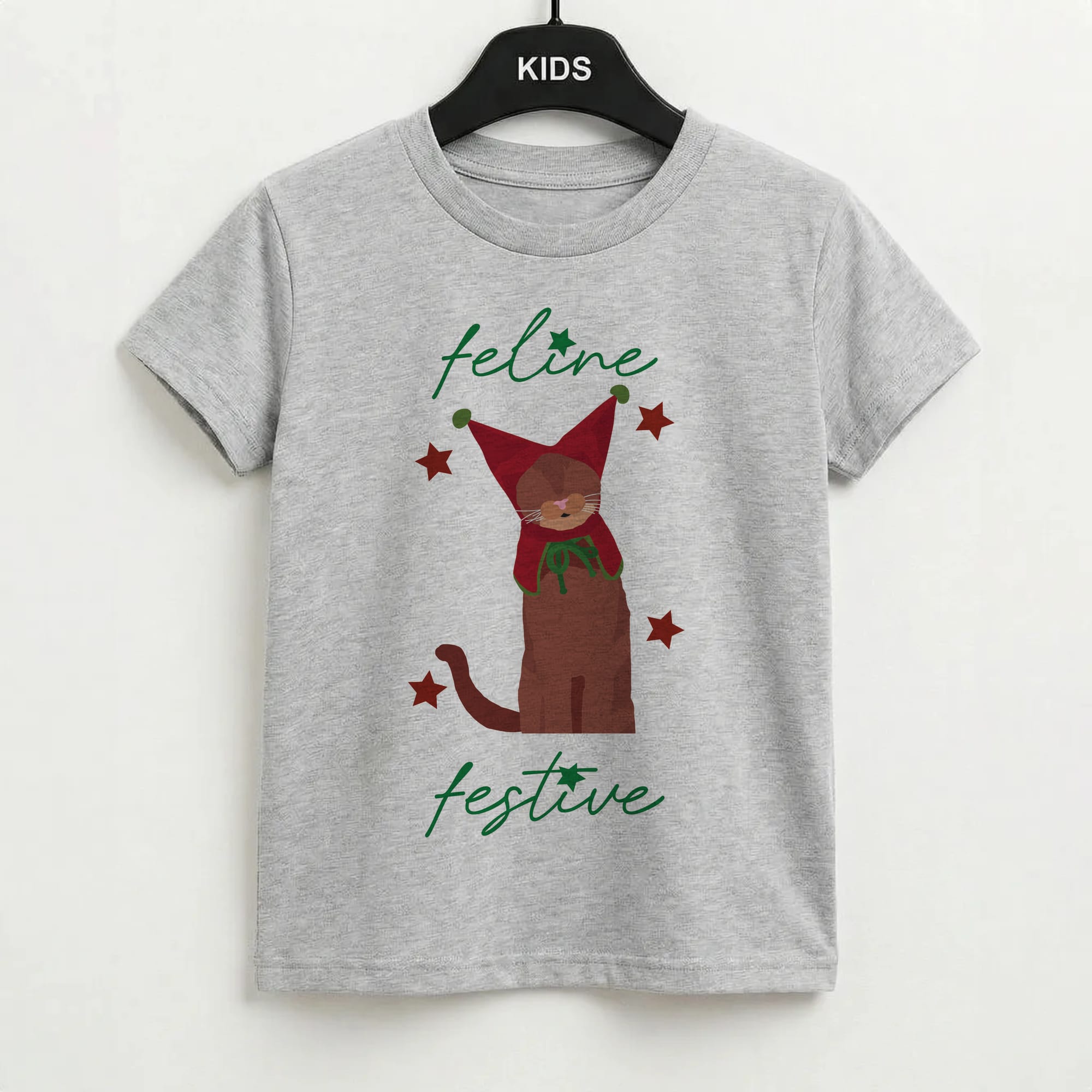 Feline Festive Kids T-Shirt