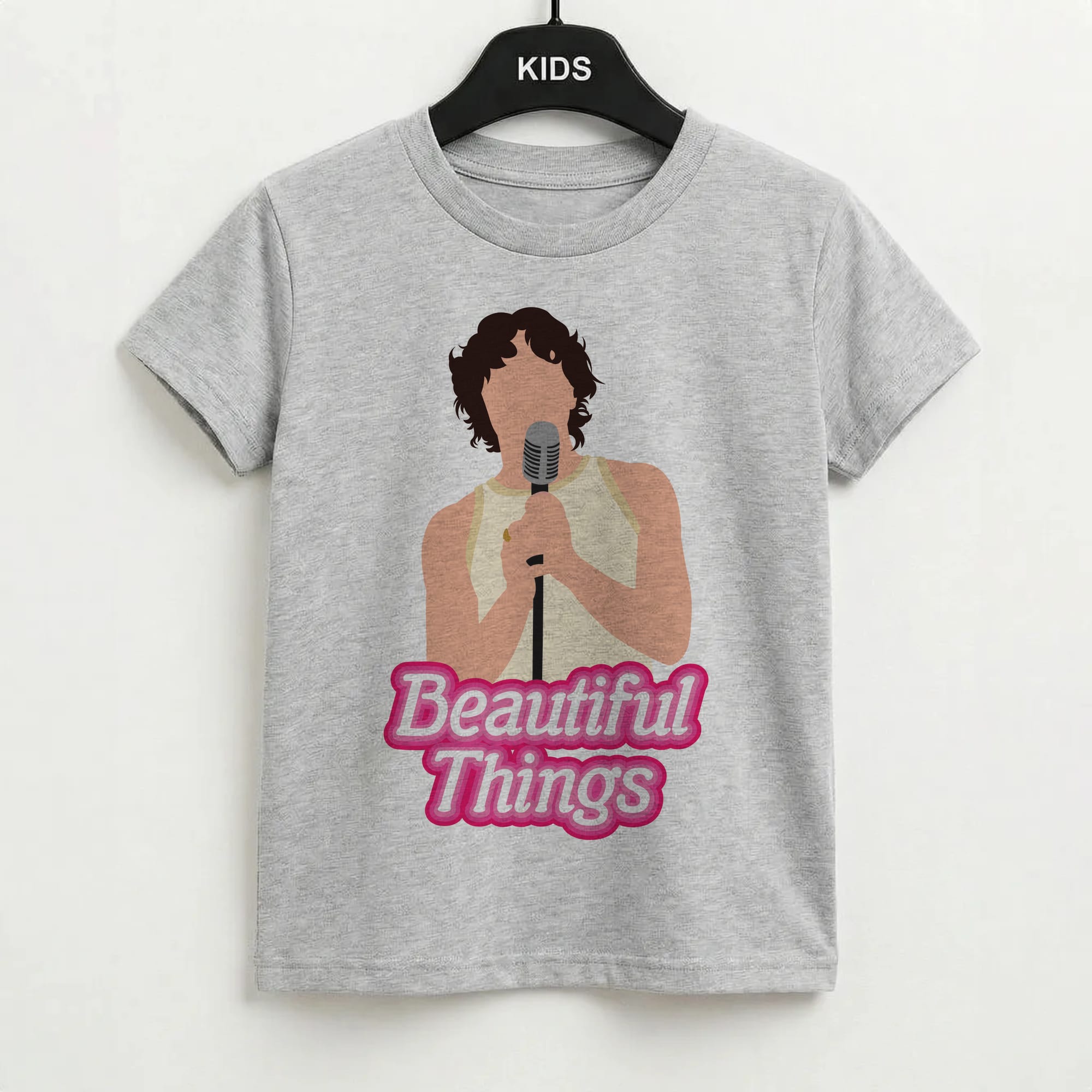 Neon Pink Beautiful Things Kids T-Shirt