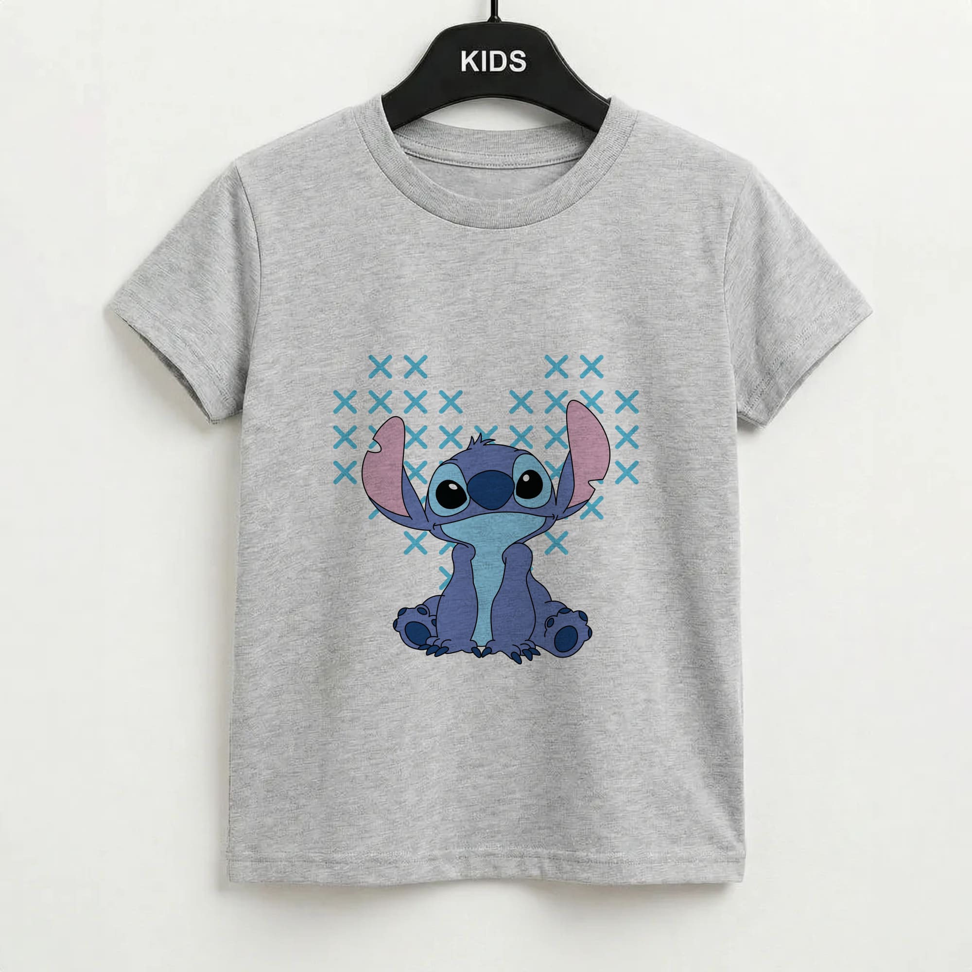 Blue Alien Hearts Kids T-Shirt