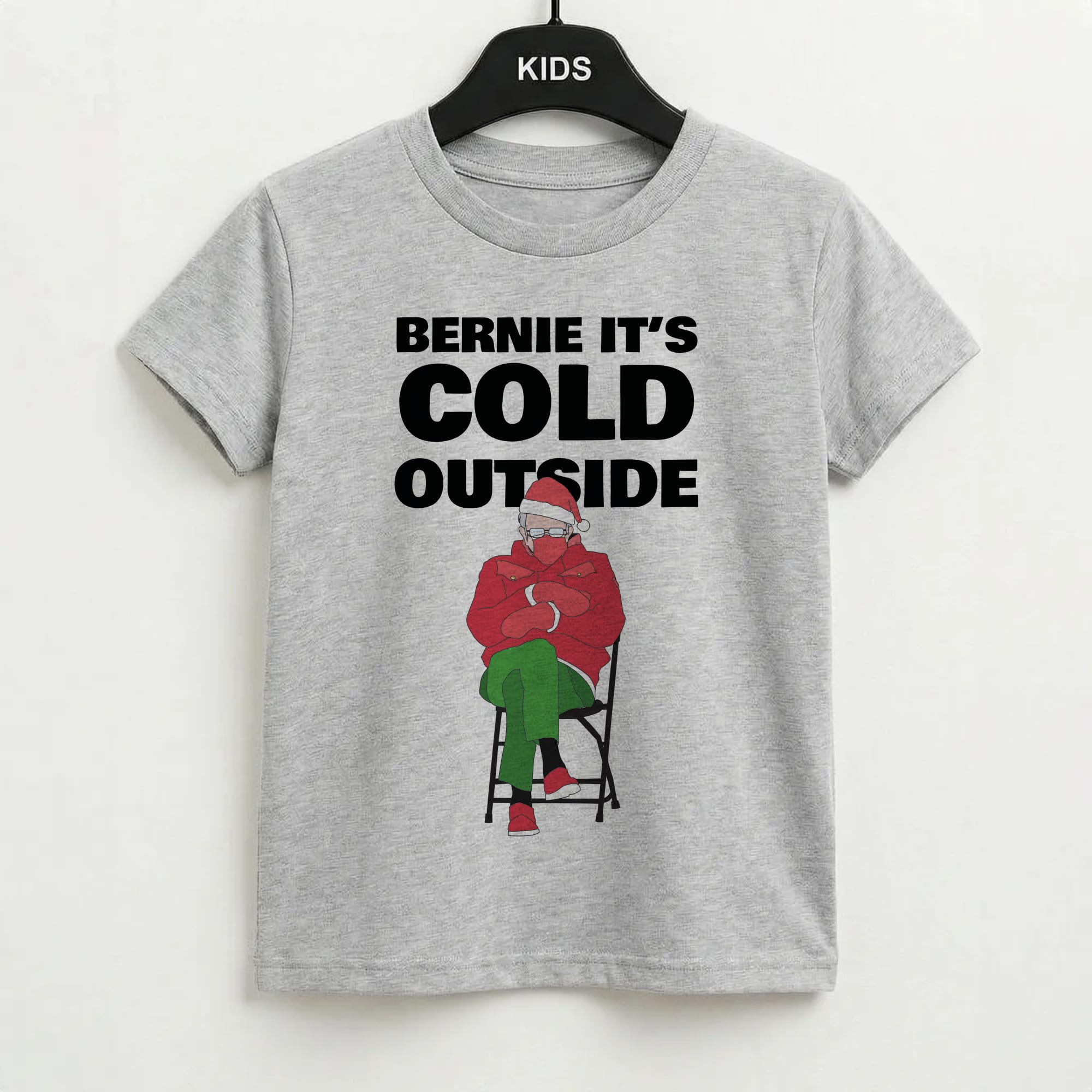 Bernie It's Cold Outside Kids T-Shirt