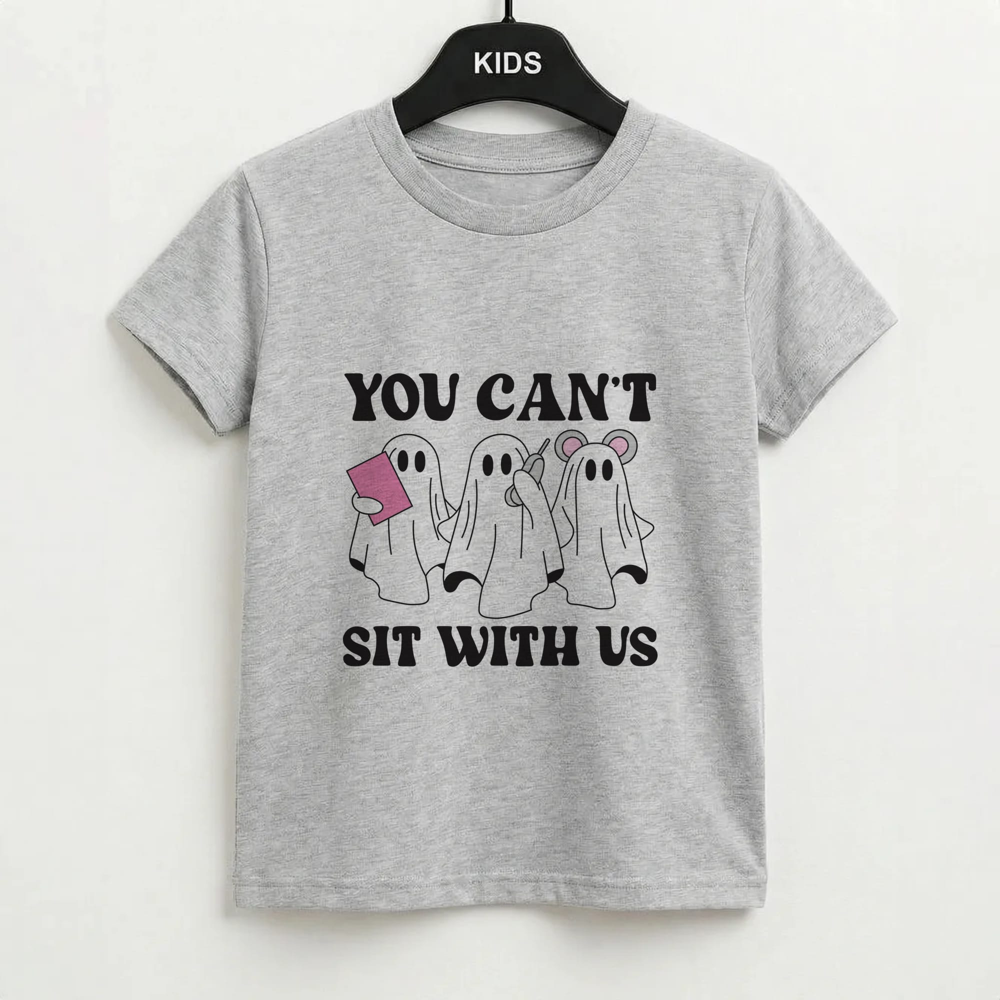 You Can't Sit With Us Ghosts Kids T-Shirt