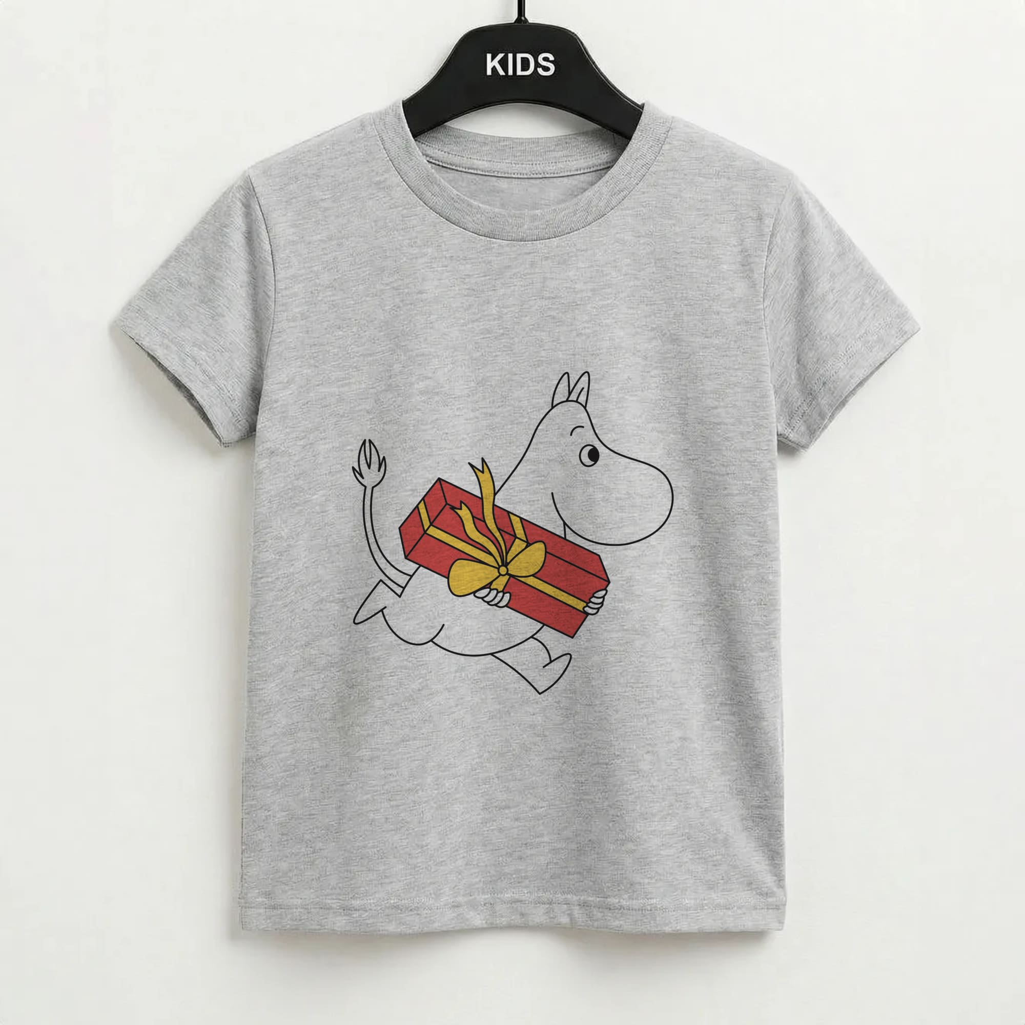 Red Present Moom Kids T-Shirt