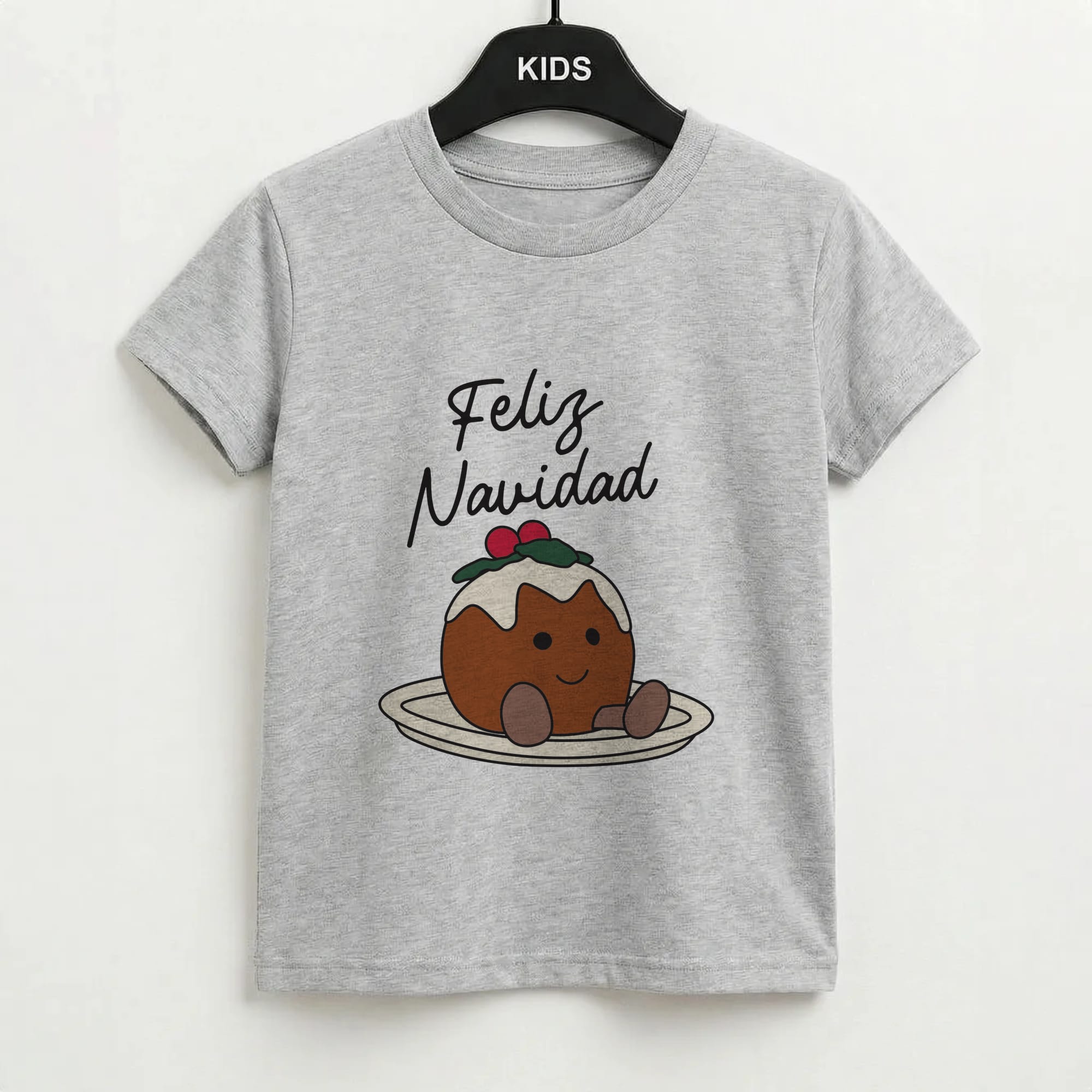 Christmas Pudding Plush Kids T-Shirt