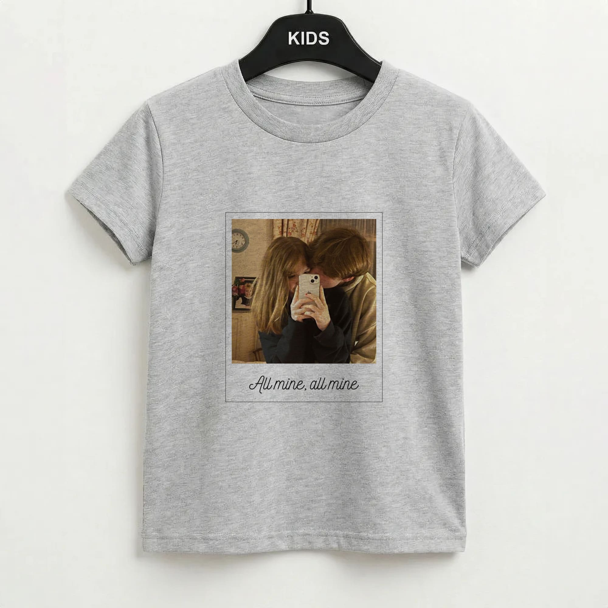 All Mine, All Mine - Personalised Couples Kids T-Shirt