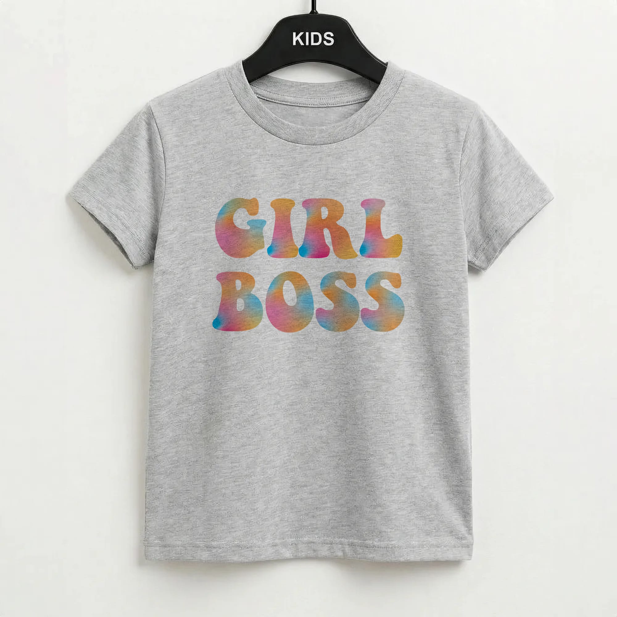 Girl Boss - Aesthetic Quote Kids T-Shirt