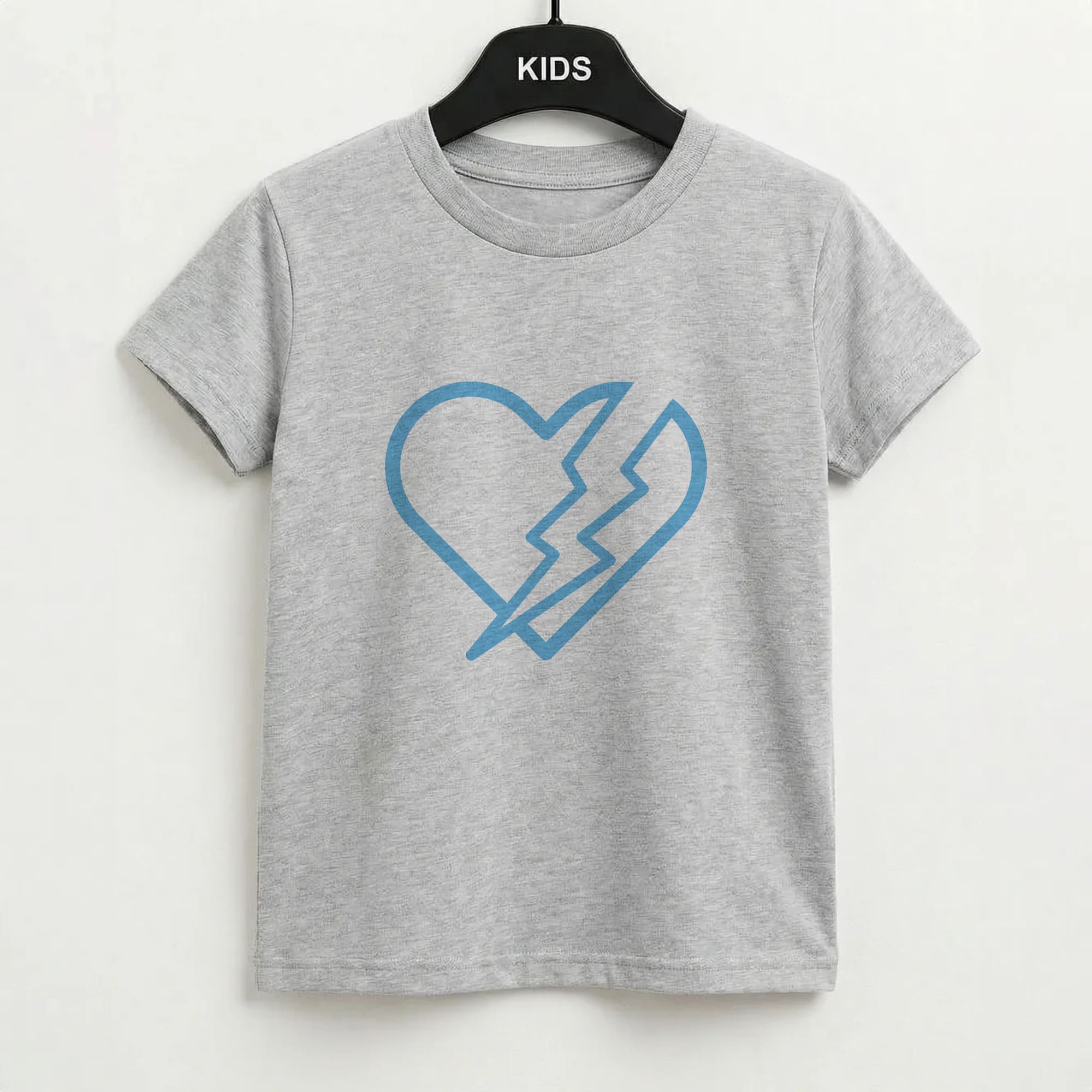 Lightning Heart Kids T-Shirt