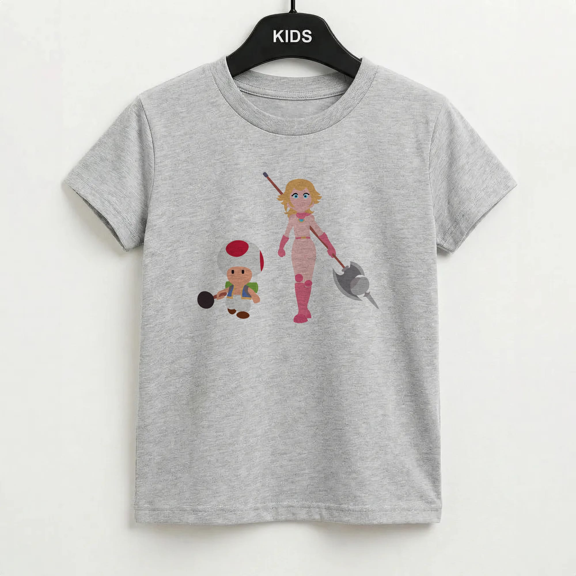 Toad And Peach Kids T-Shirt