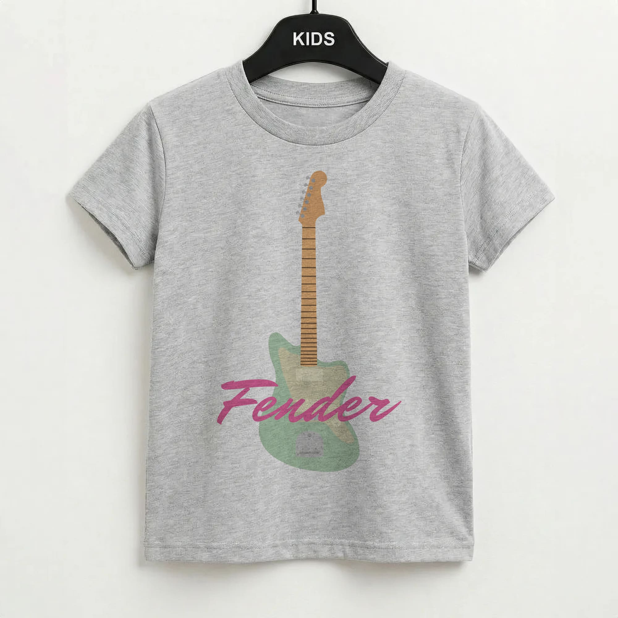 Blue Guitar Fender Kids T-Shirt