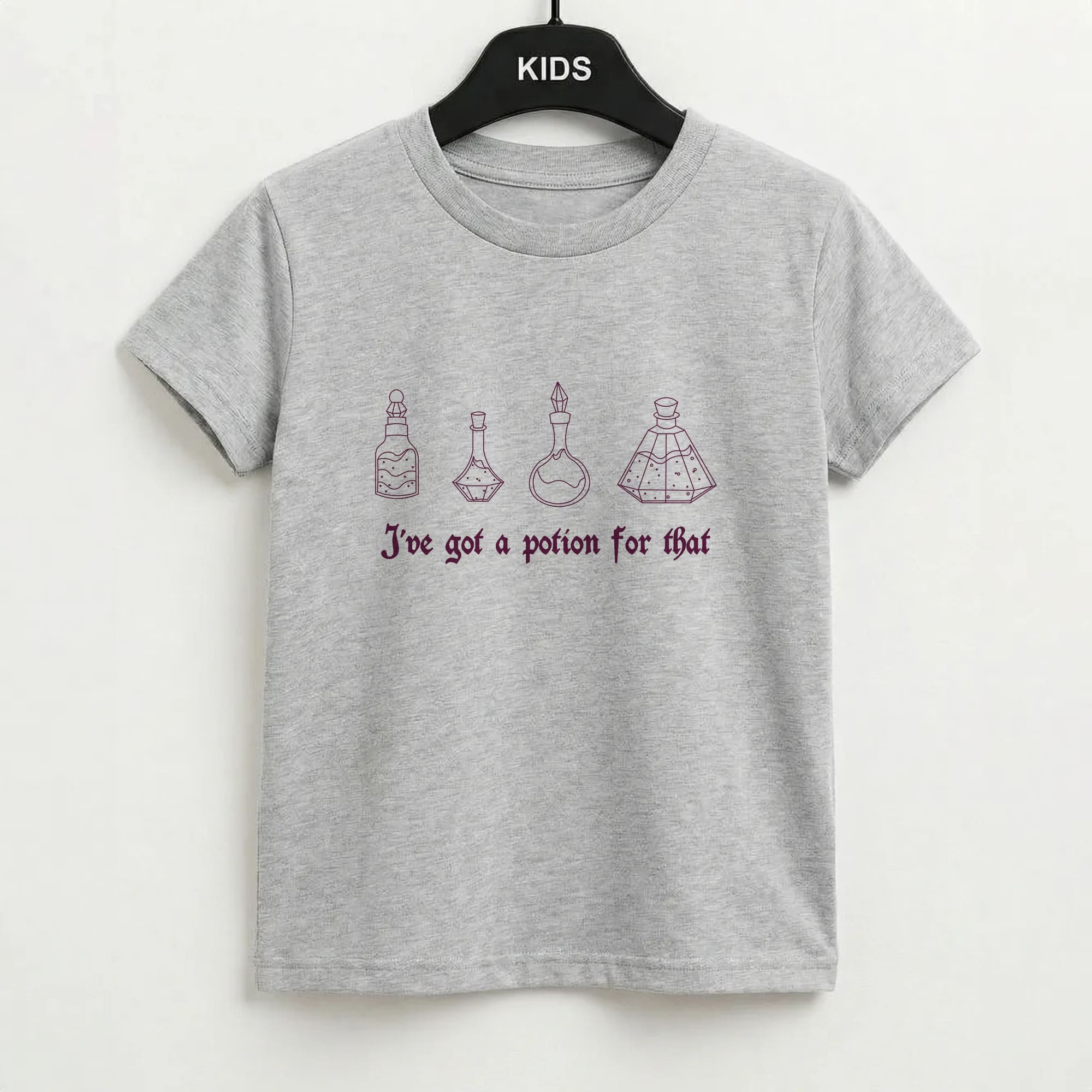 I've Got A Potion For You Dark Pink Kids T-Shirt