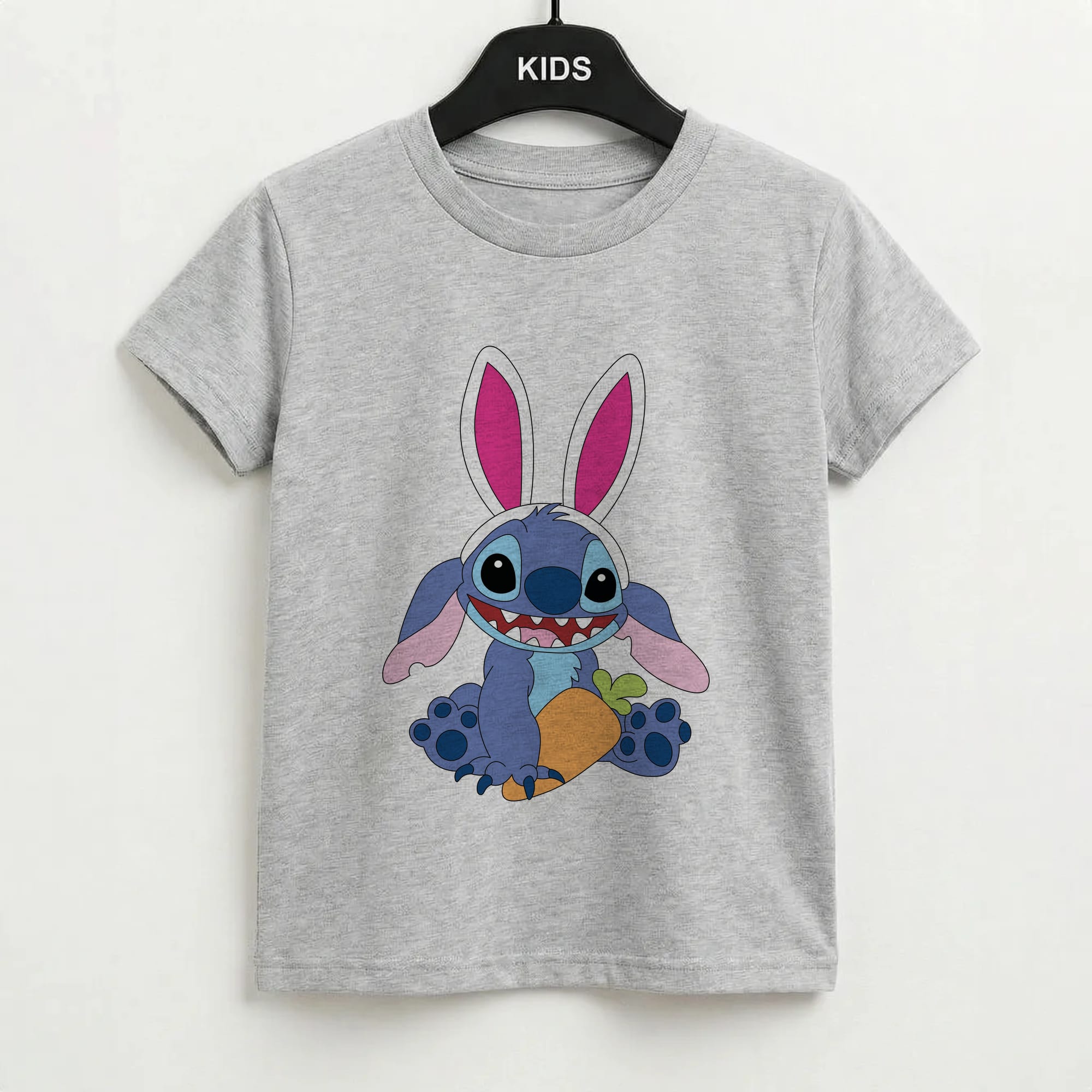 Easter Bunny Blue Alien Kids T-Shirt