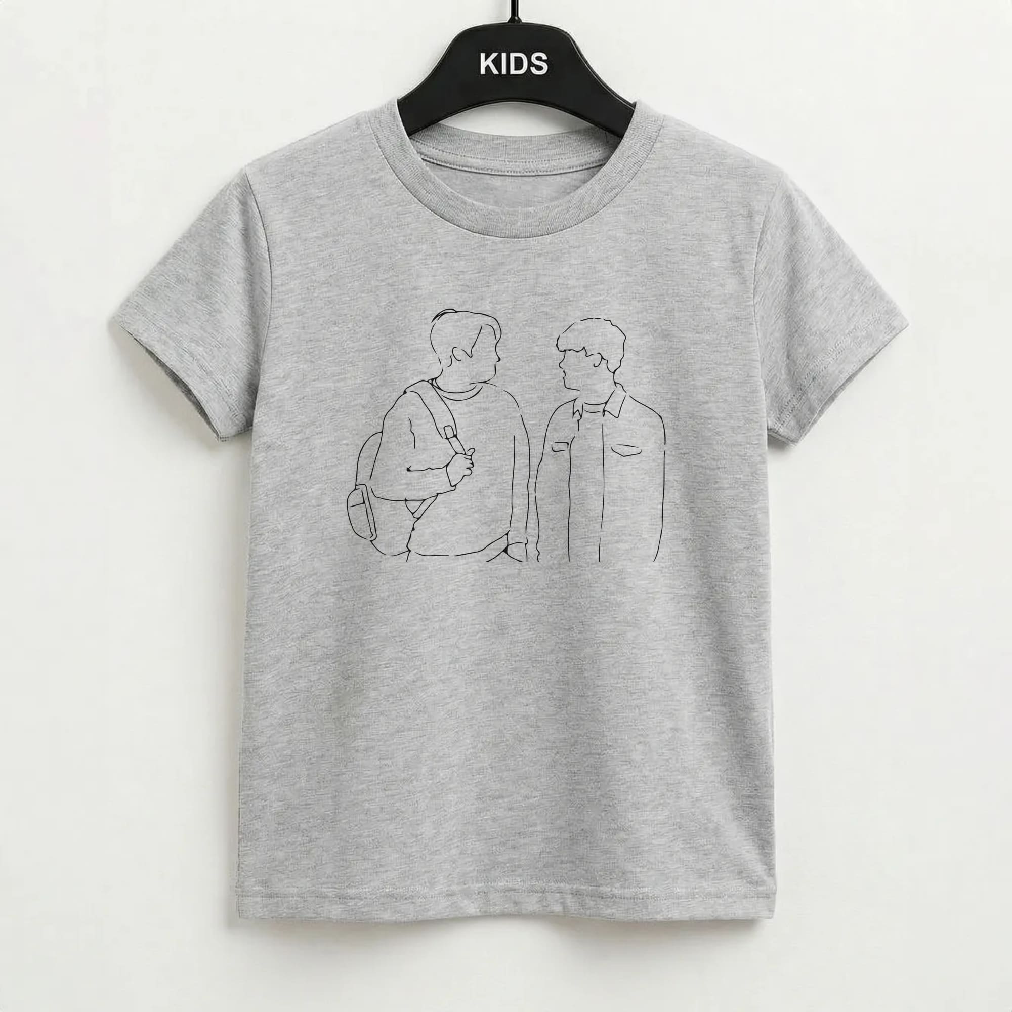 Outline - Heart TV Kids T-Shirt