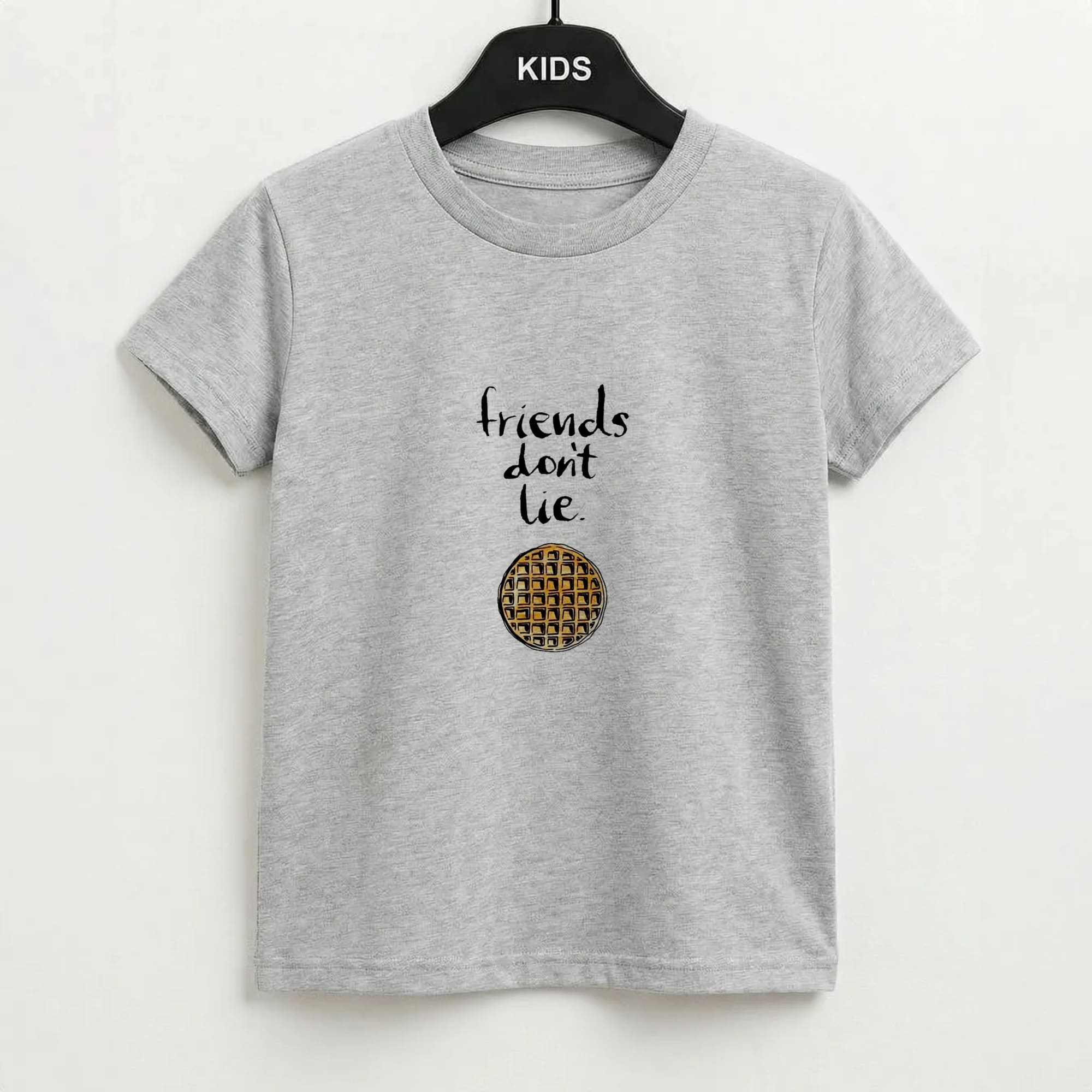 Friends Don't Lie Waffle Kids T-Shirt