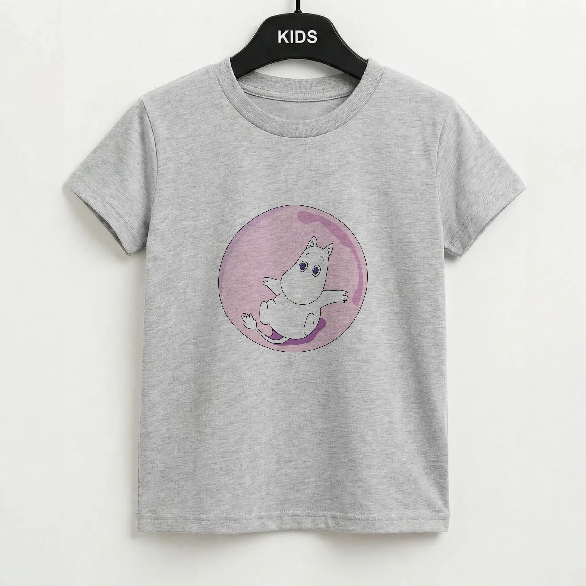 Moomin In A Pink Bubble Kids T-Shirt