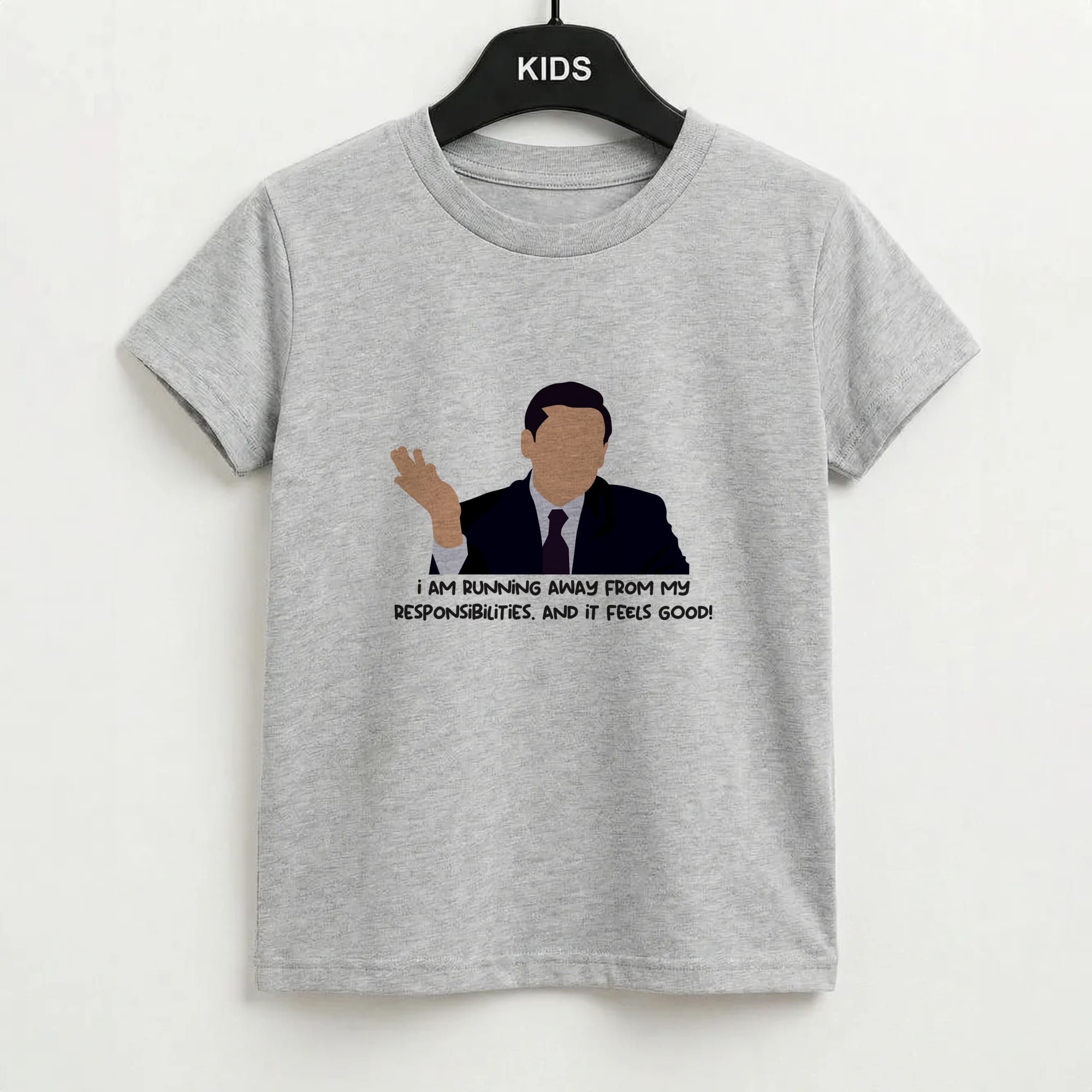 I Am Running Away From My Responsibilities Kids T-Shirt