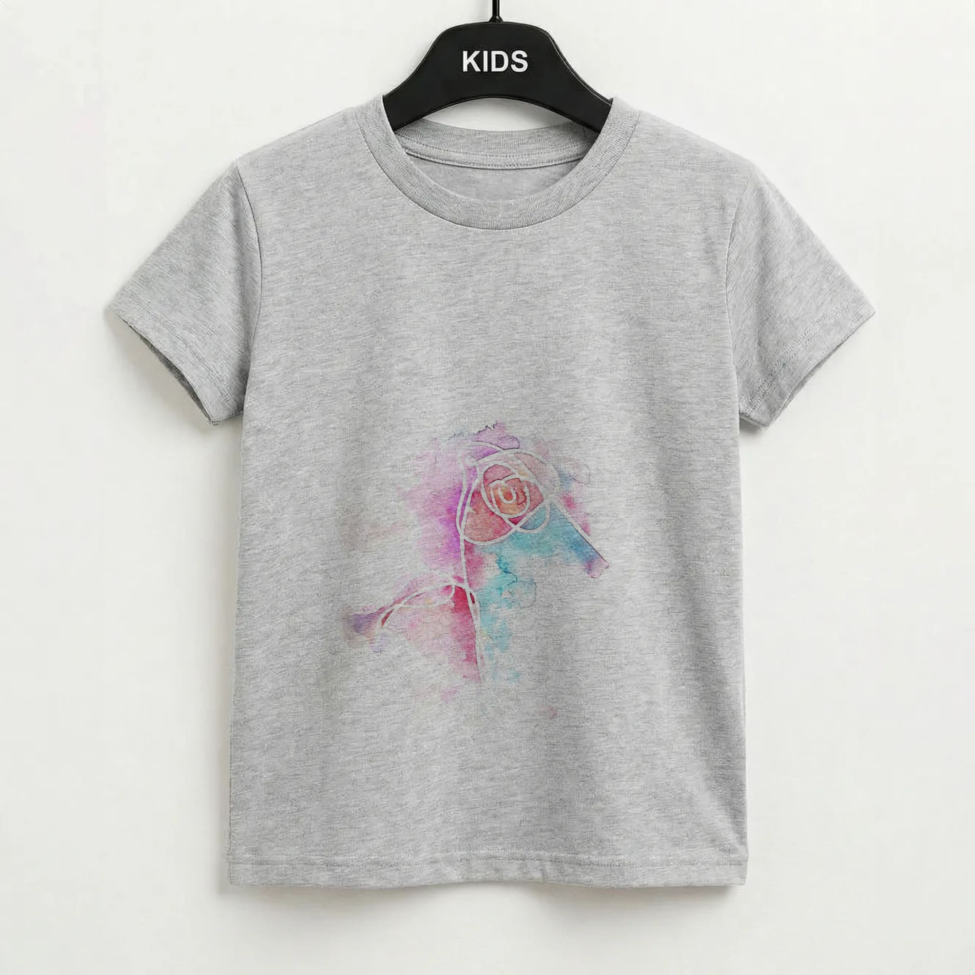 K-Pop Band Love Yourself Watercolour Painting Kids T-Shirt
