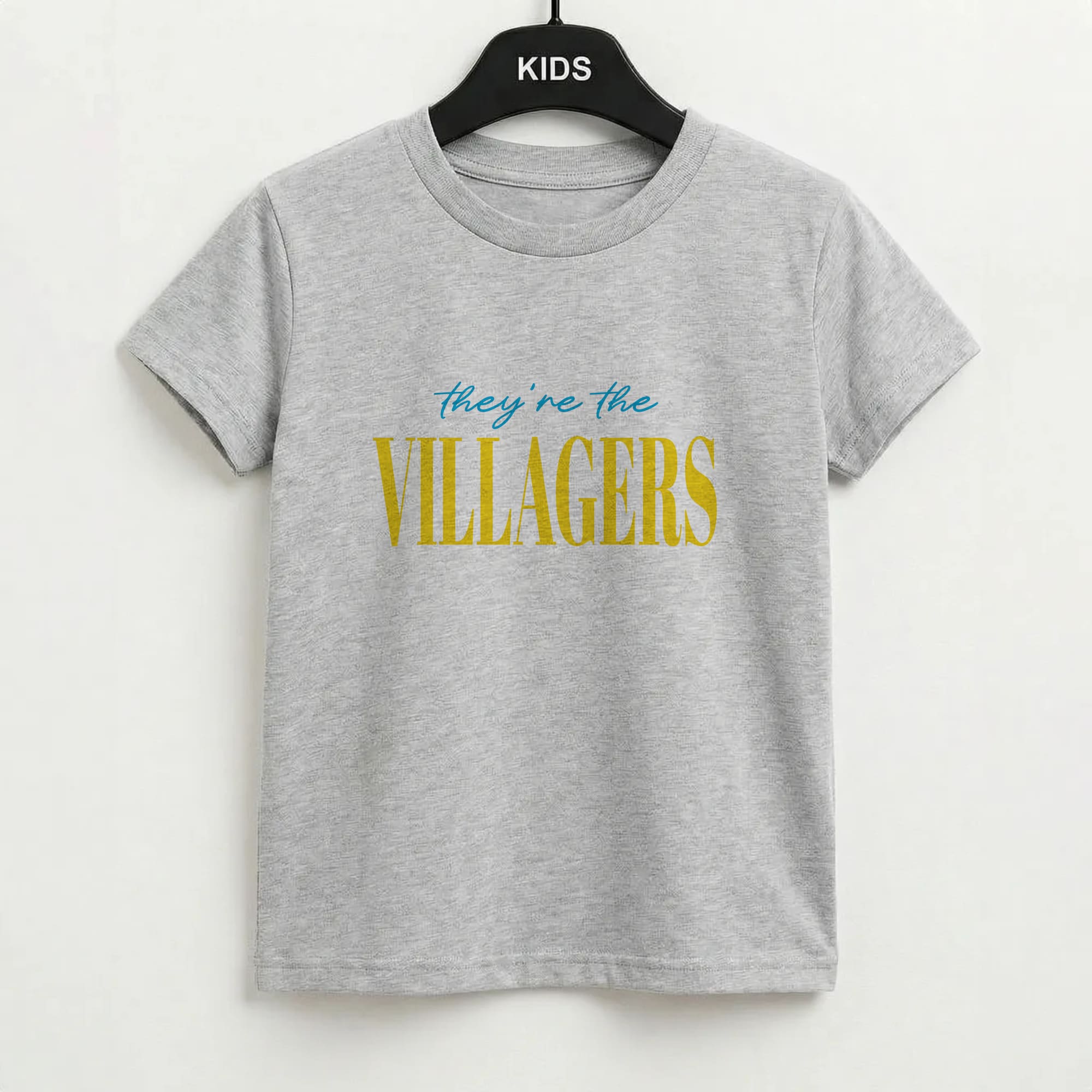 They're The Villagers Blue Kids T-Shirt