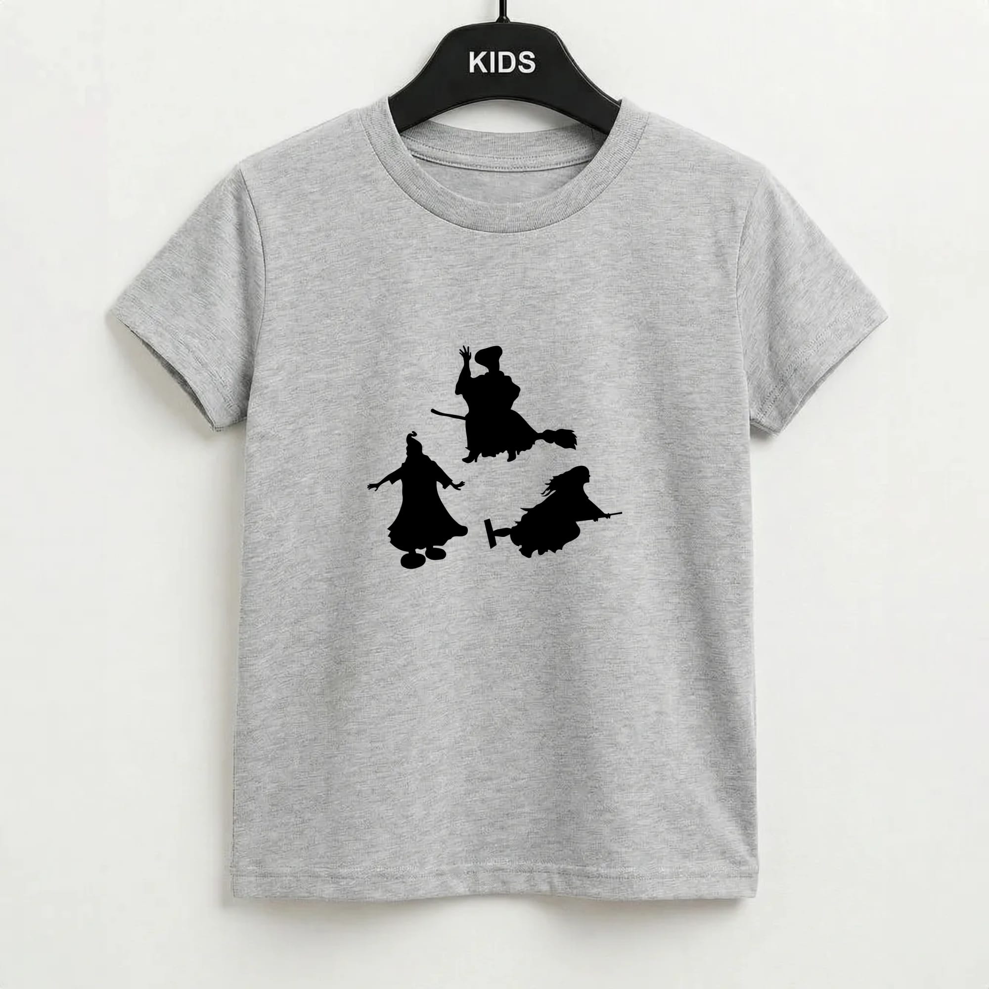 Witches Outline - Hocus Halloween Kids T-Shirt